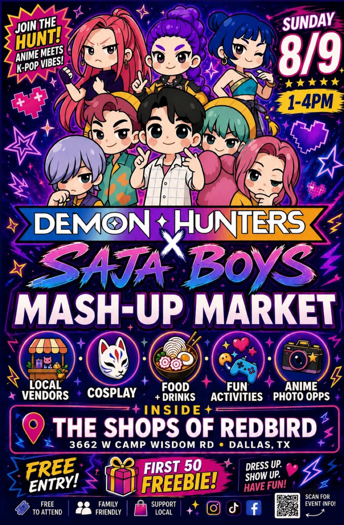 Demon Hunters x Saja Boys Mash up market