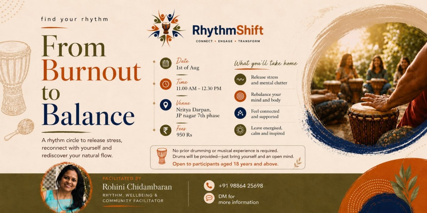 Burnout to Balance Drum Circle