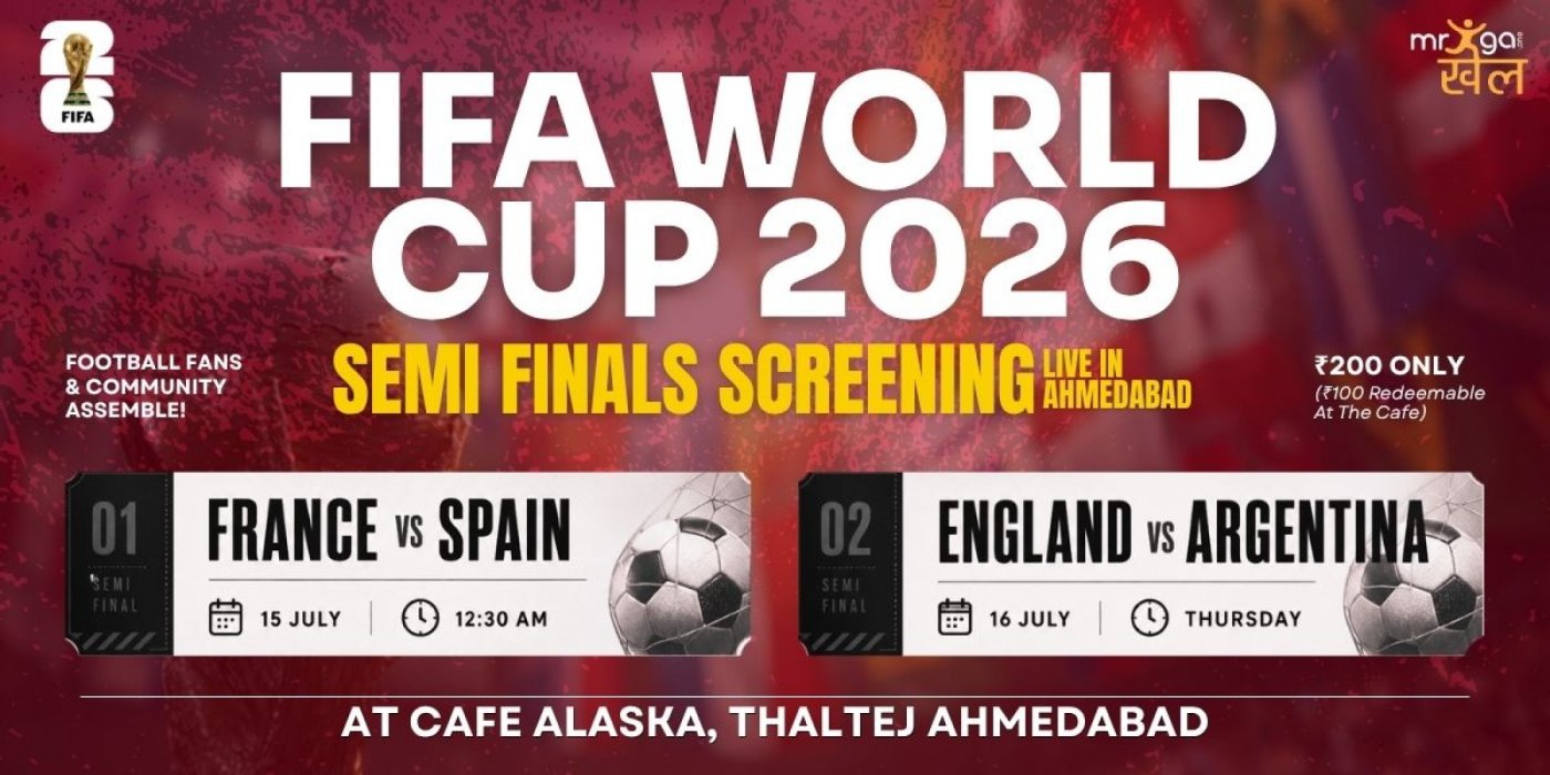 FIFA World Cup 2026™ Semi Finals Live Watch Party | With Khel Mriga | In Ahmedabad ⚽🌍