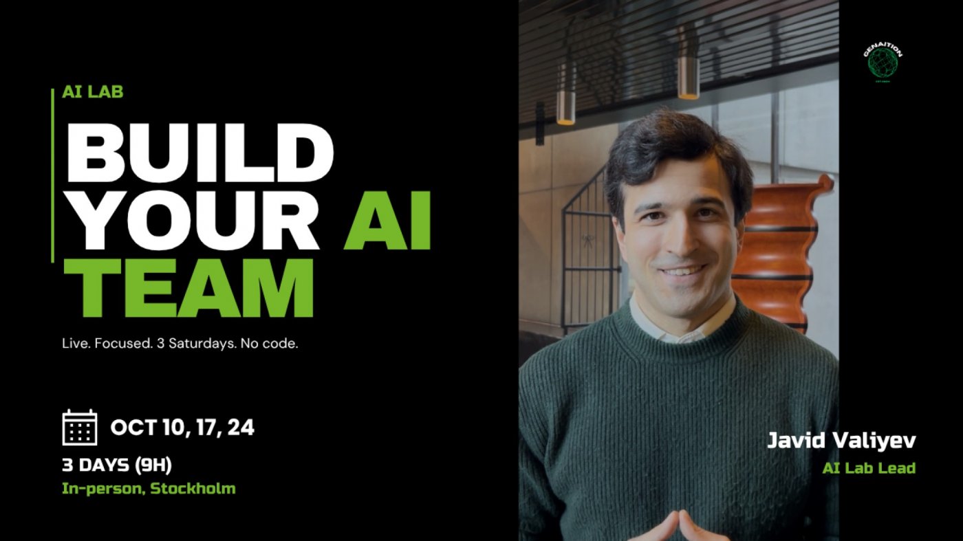 Build your AI Team