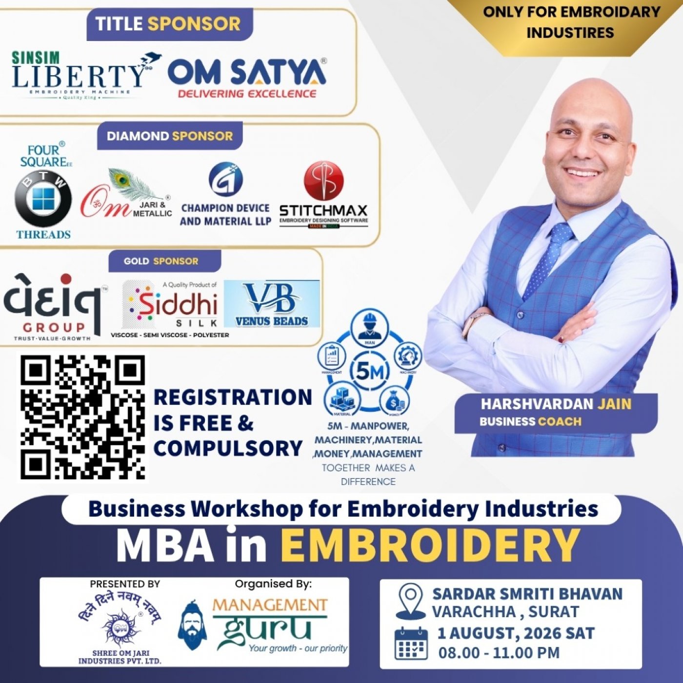 MBA in EMBROIDERY