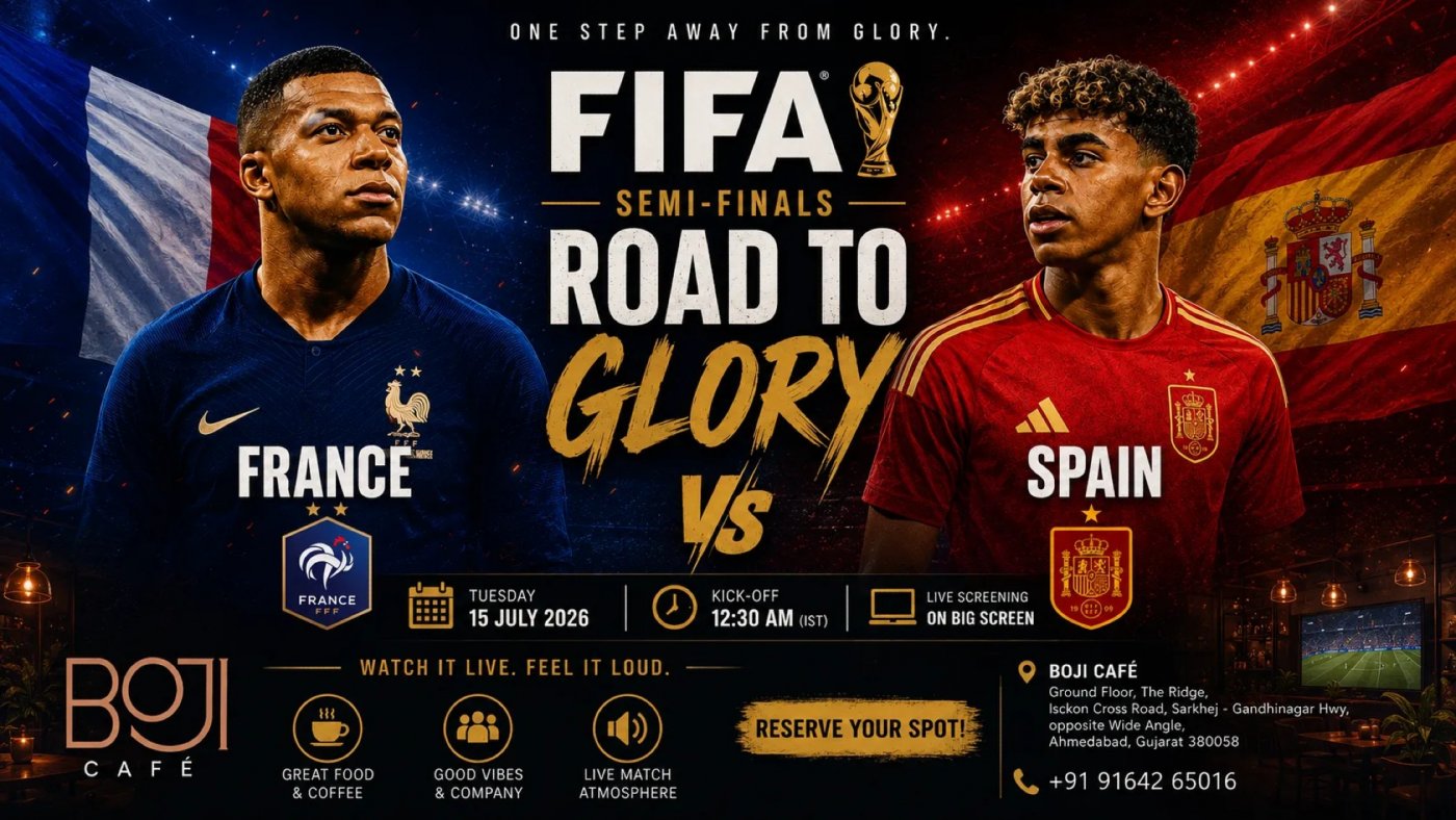 FIFA World Cup 2026™️ Semi Final 1 | France v/s Spain | Live Watch Party (FIFA Screening)