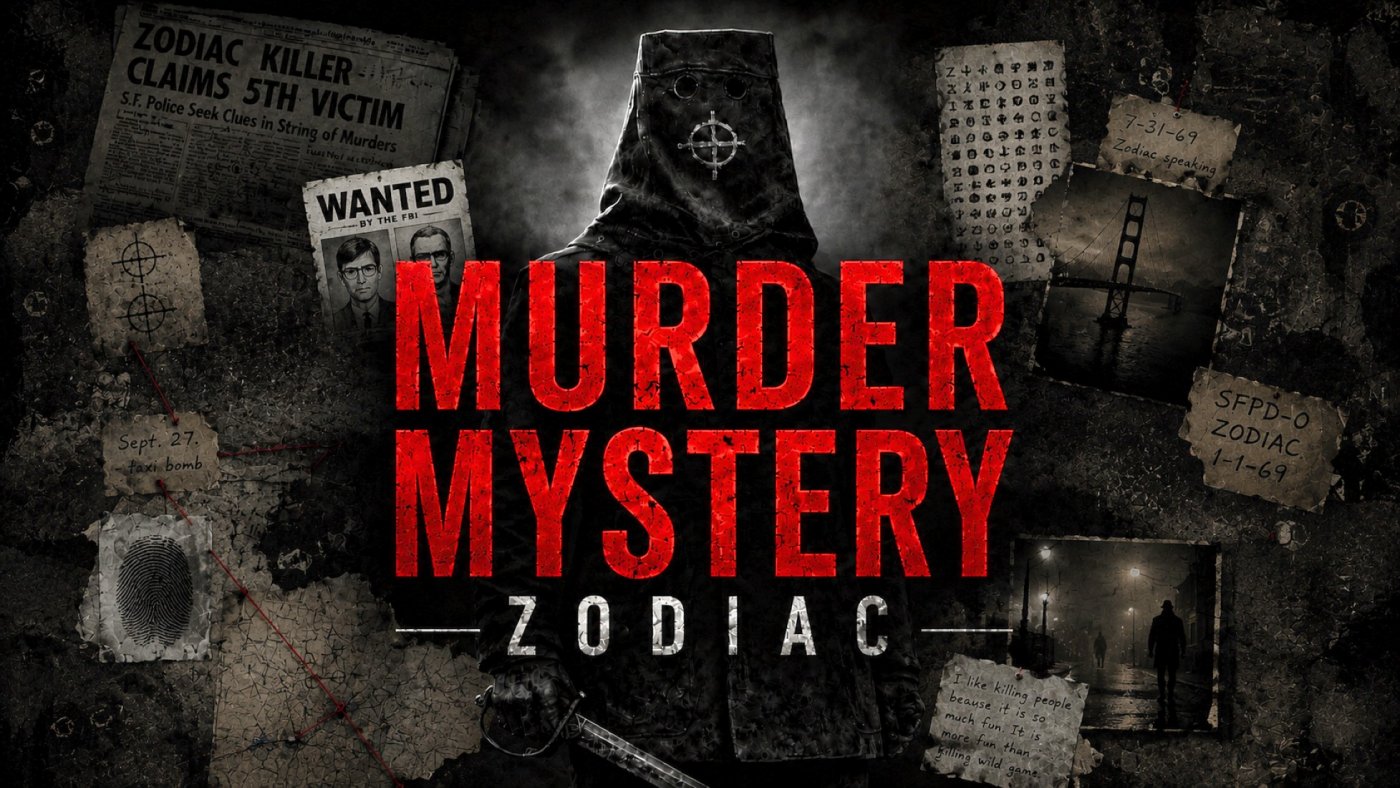 Zodiac Murder Mystery in San Francisco: Catch the serial killer!