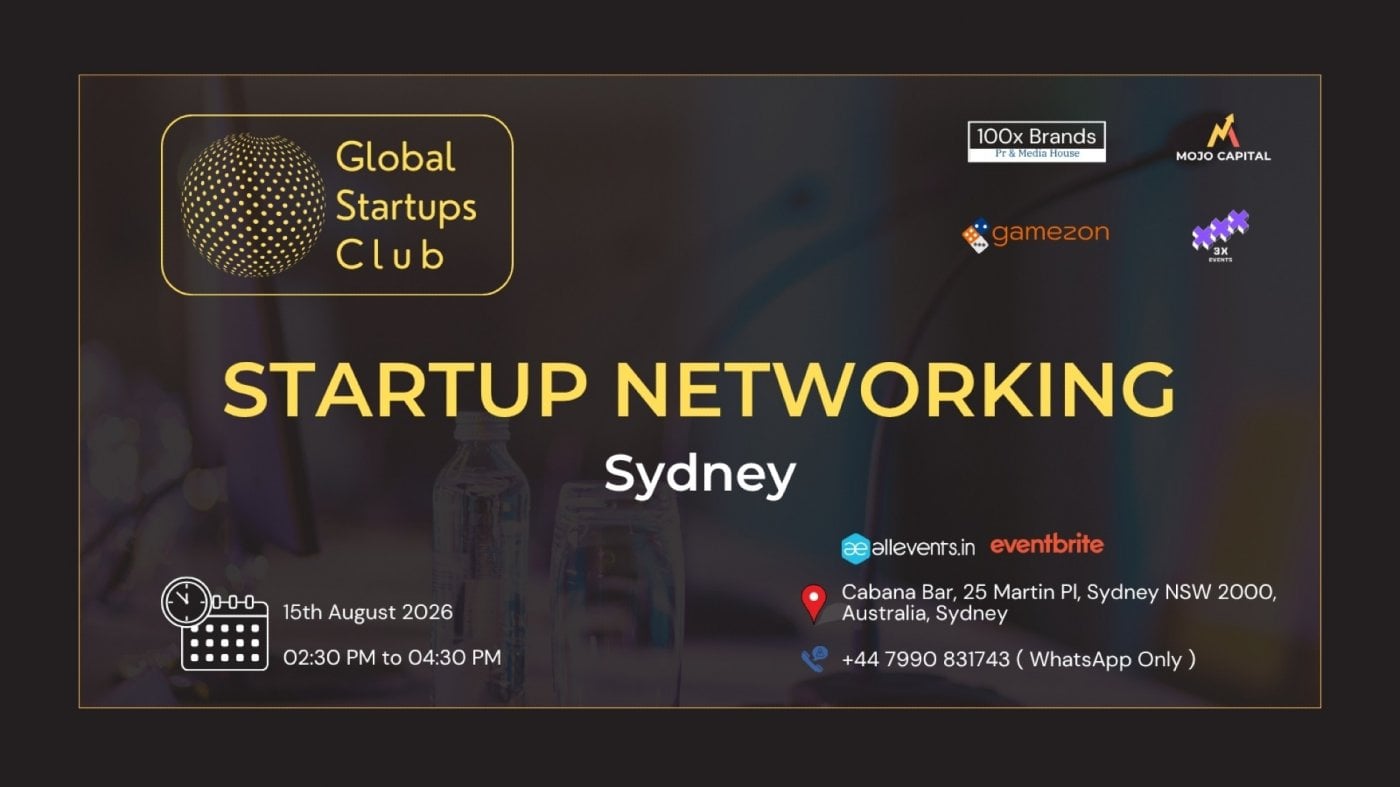 GLOBAL STARTUP NETWORKING Sydney Australia 2026