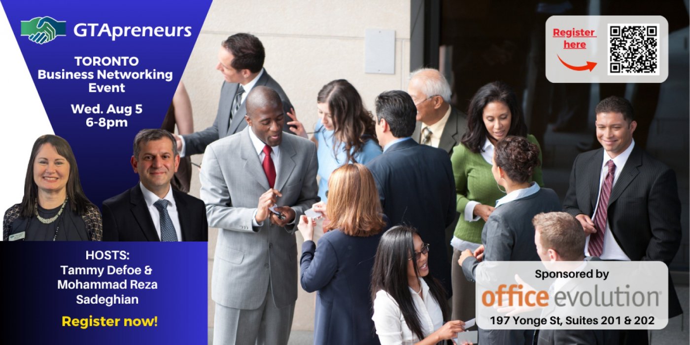 GTApreneurs August 5-2026 Toronto Business Networking Event