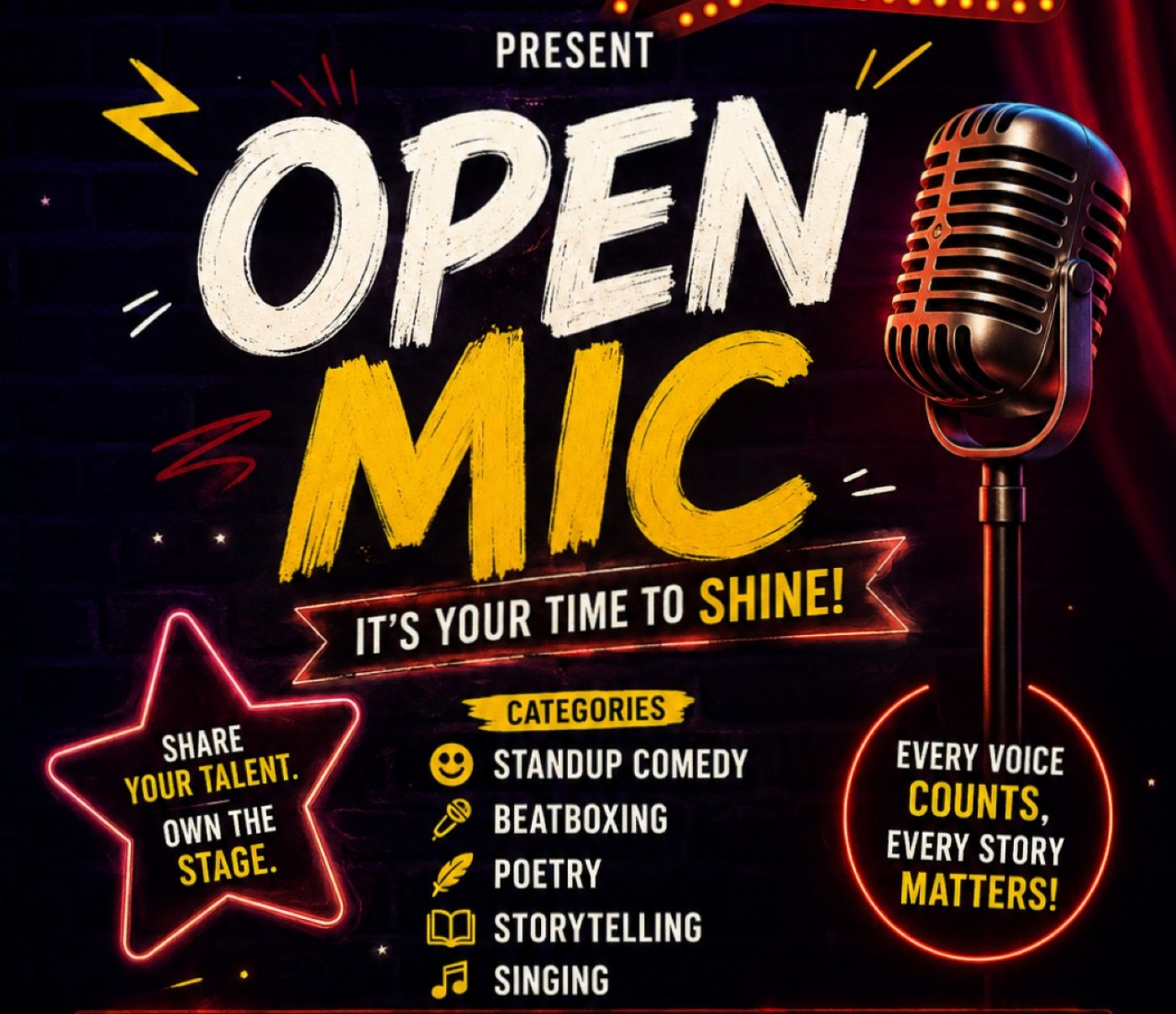 The Mad House Open Mic