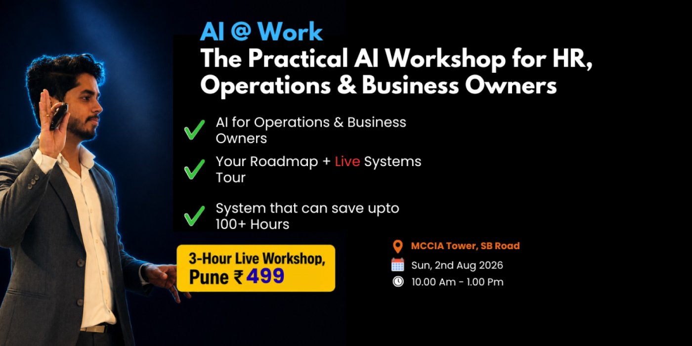 AI @ Work The Practical AI Workshop for HR, Operations & Business Owners