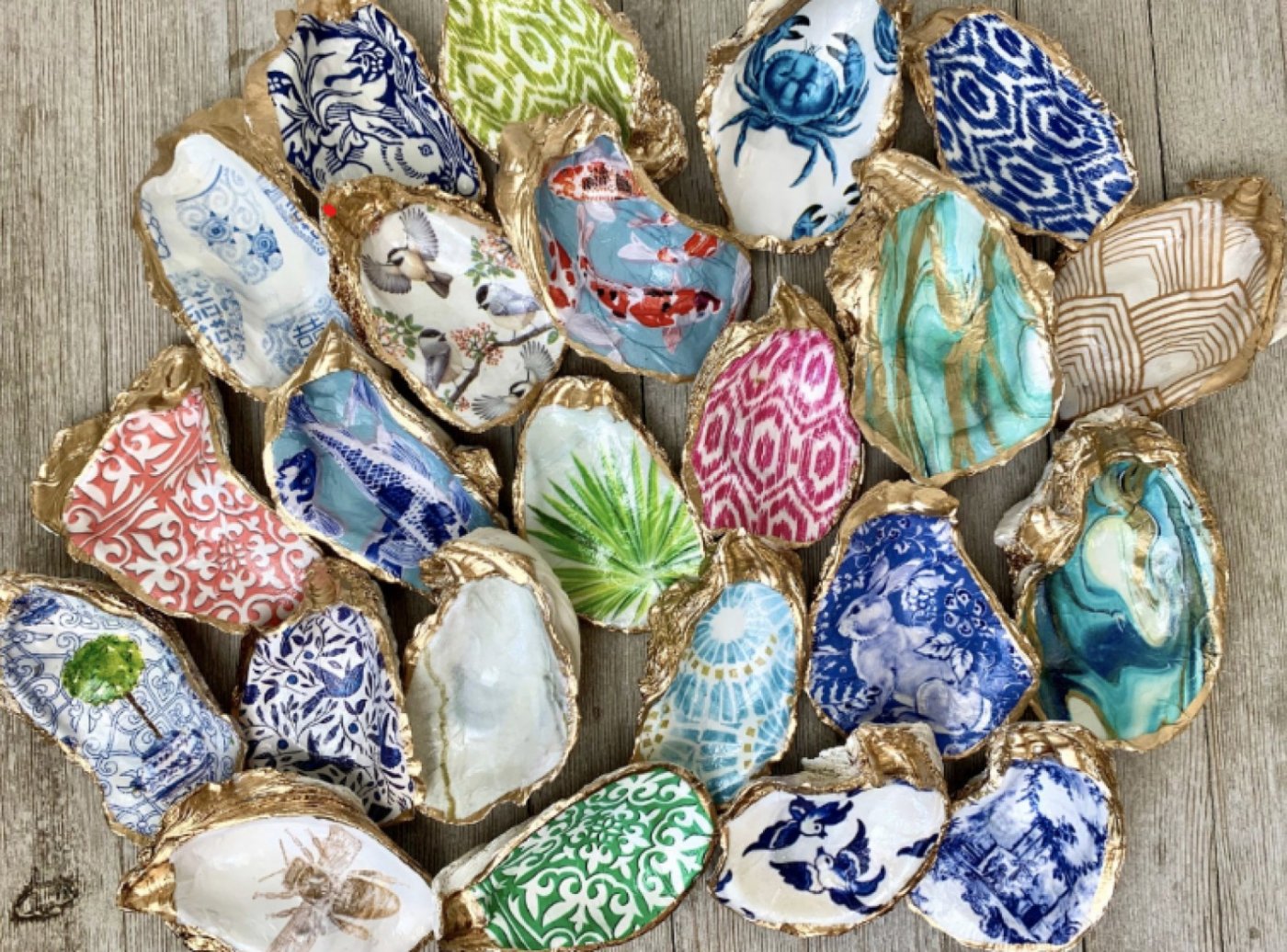 RGBS Sip Back and Create Oyster Trinket Dishes