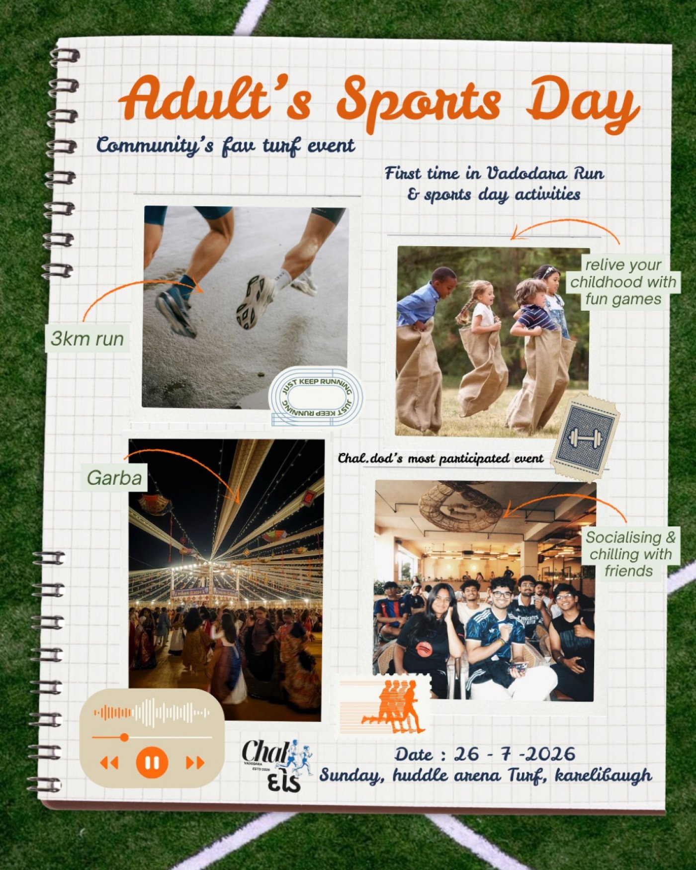 Chalદોડ sports day ( TURF )