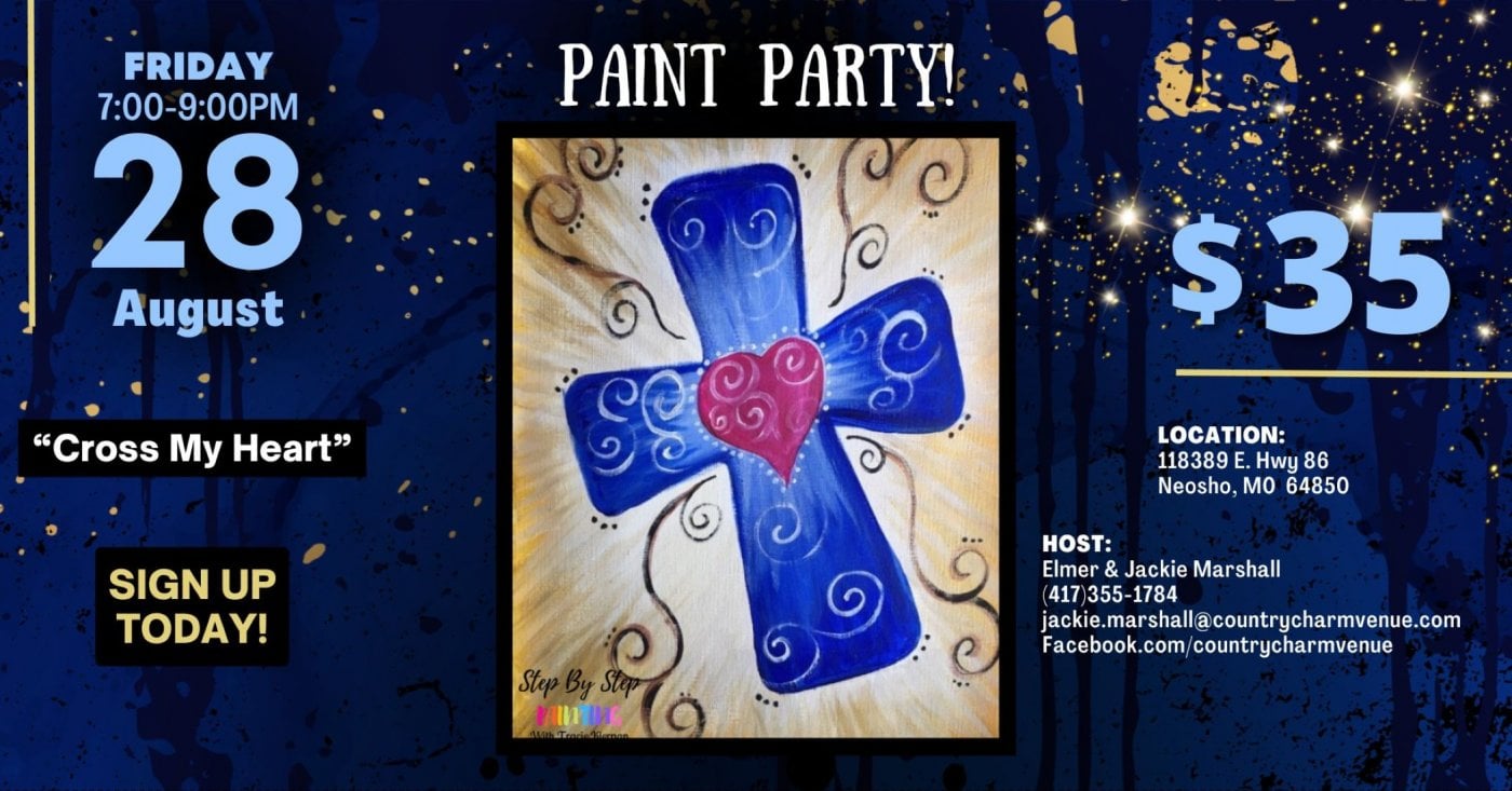 “Cross My Heart” Painting Party