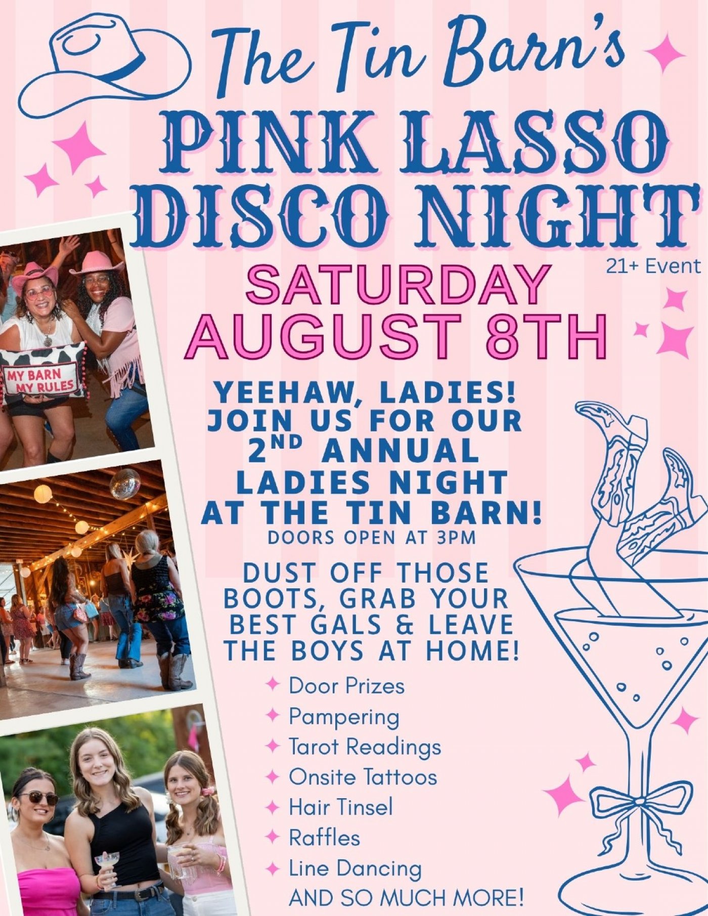 Pink Lasso Disco Night (Ladies Night)