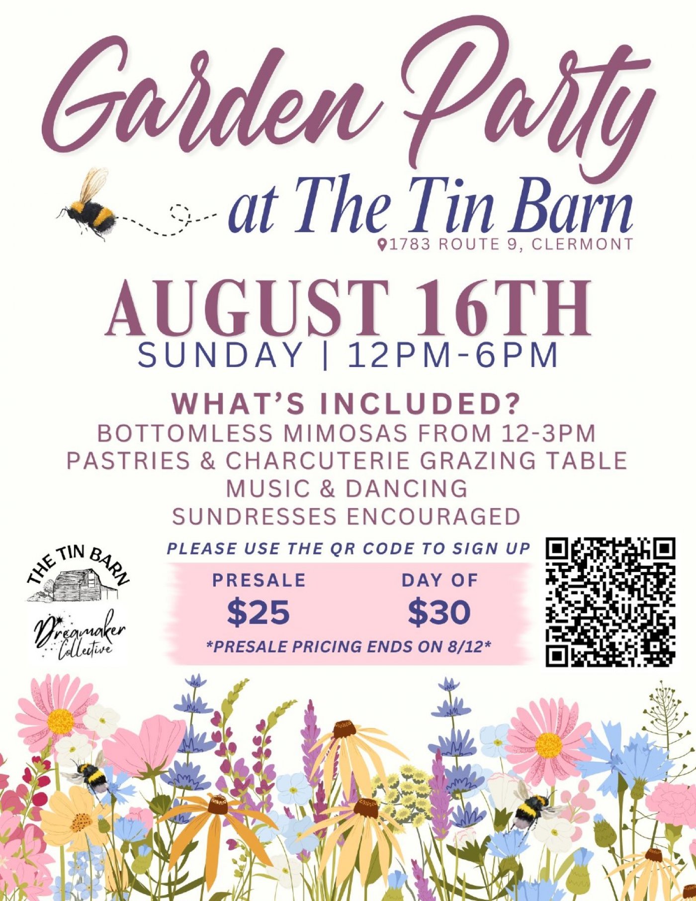 The Tin Barn’s Garden Party!