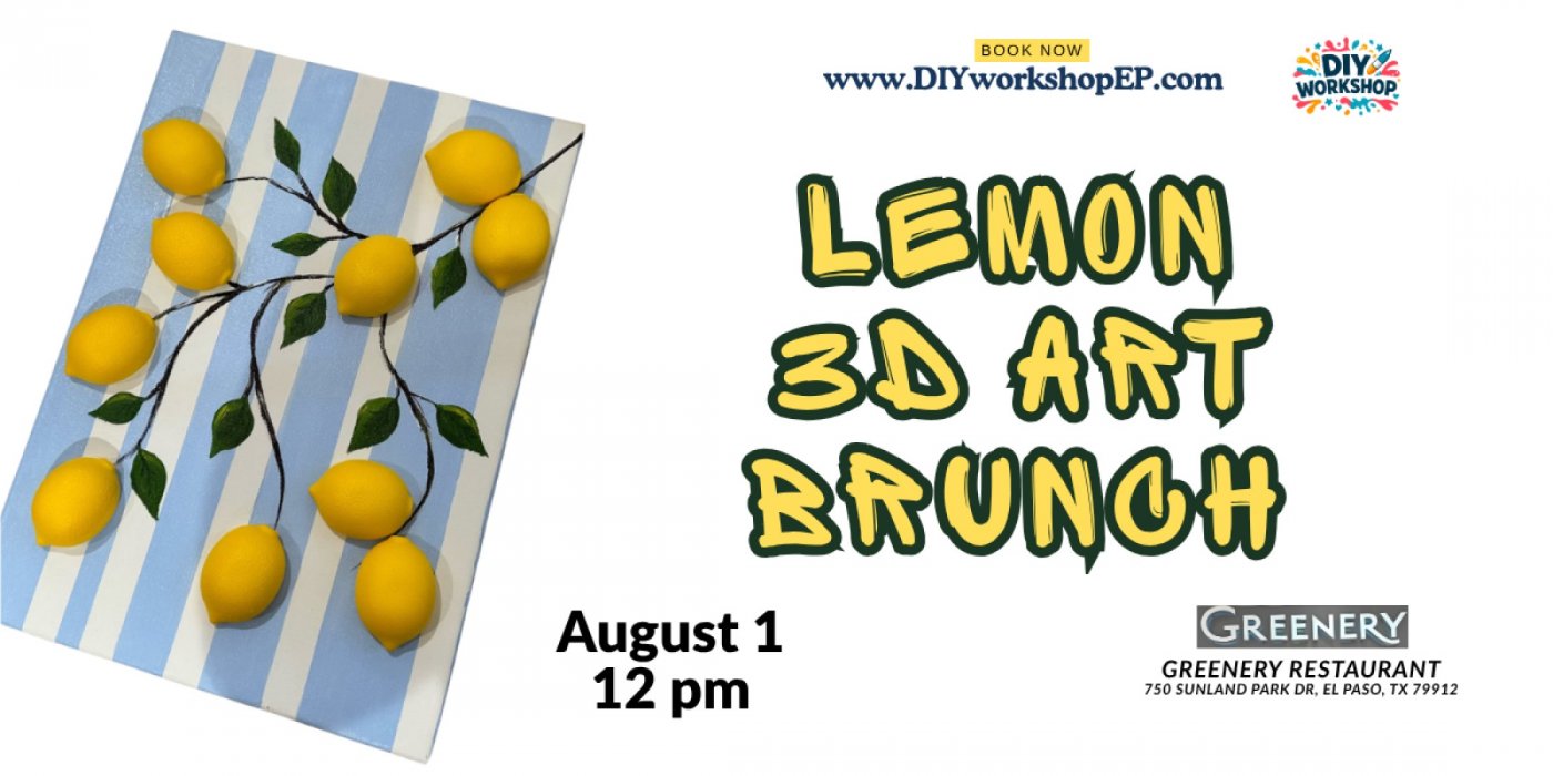 Lemon 3D Art-Brunch at Greenery Restaurant