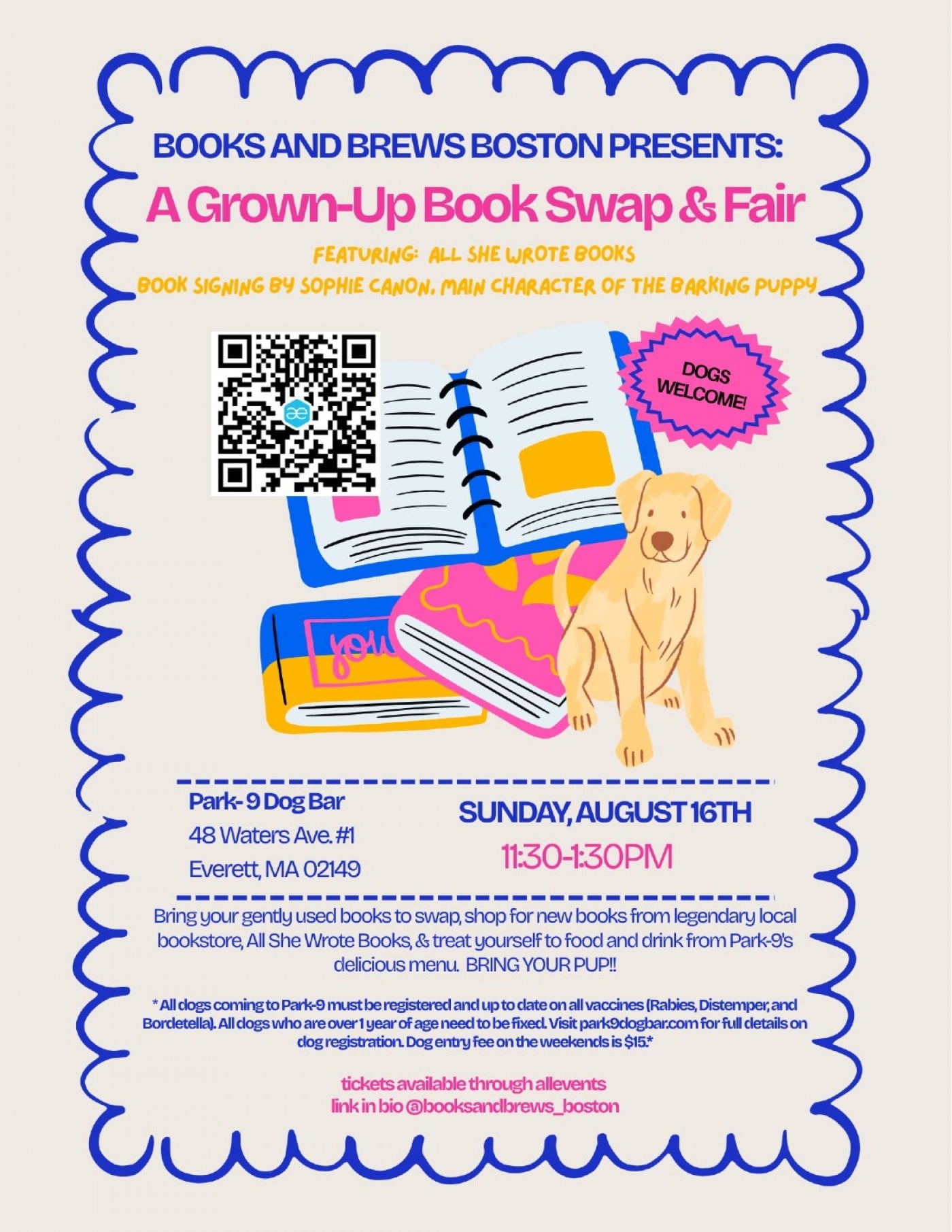 A Grown-Up Book Fair & Swap