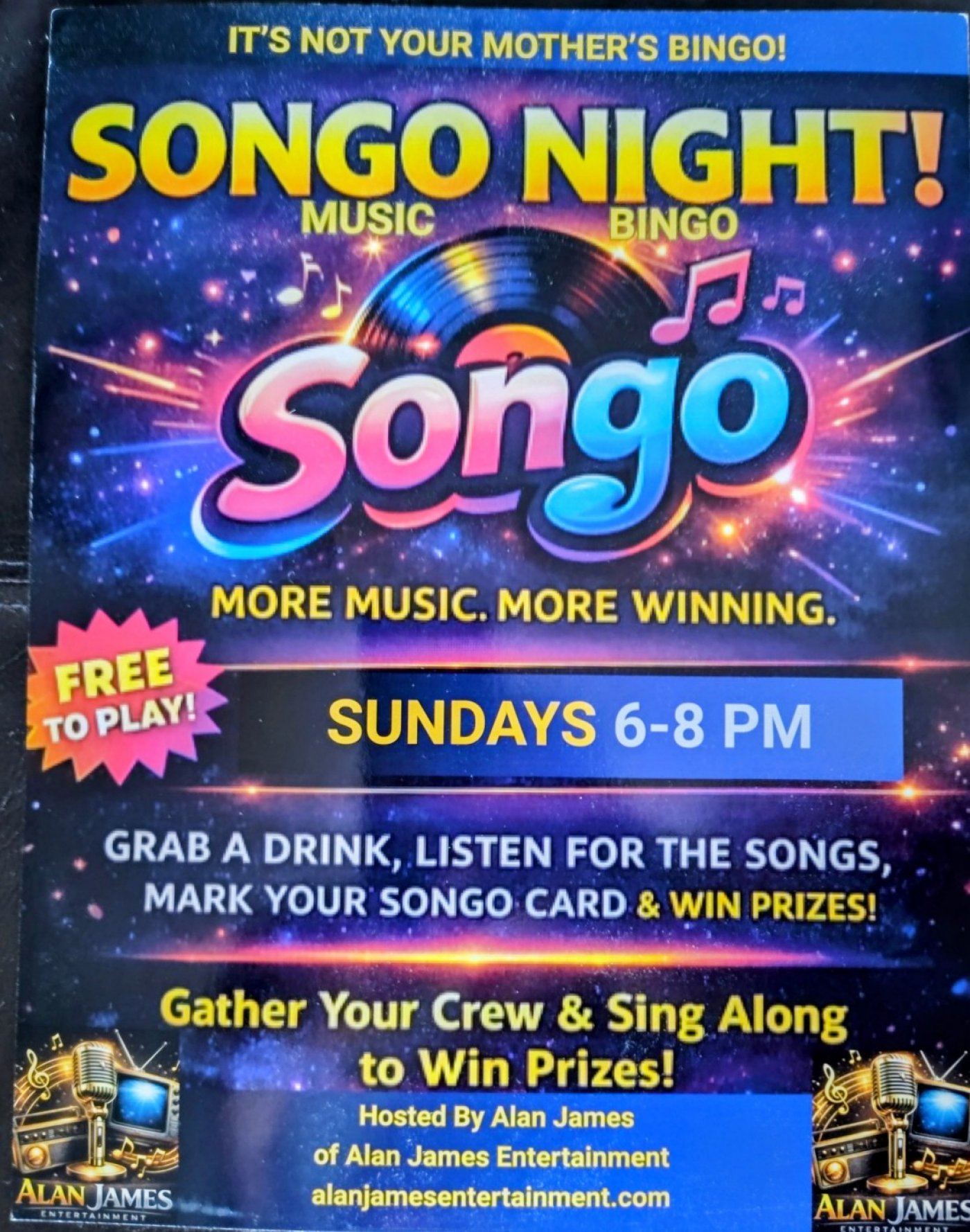 Songo Music Bingo Tickets, Roosters Barn and Grill, Fort Myers | AllEvents