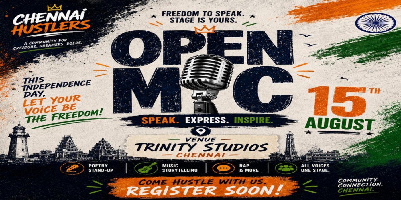 Open Mic Chennai- Freedom