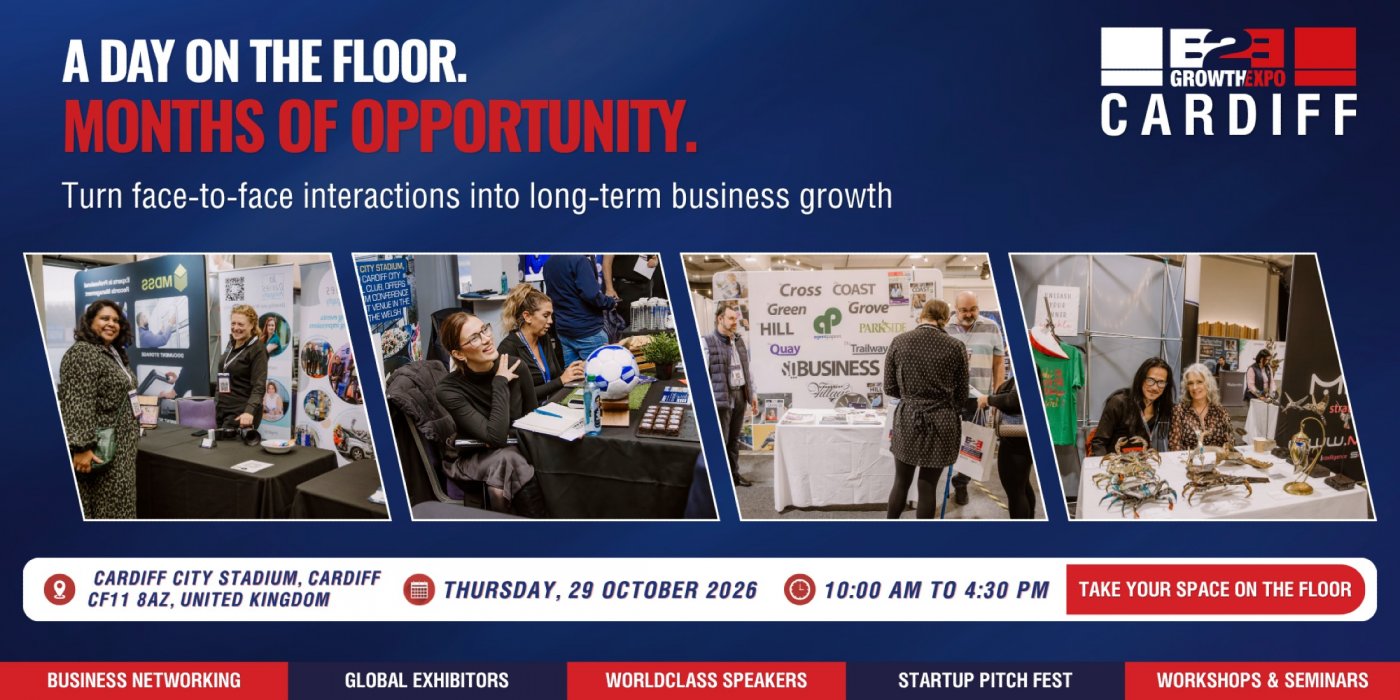 Cardiff B2B Growth Expo 2026 | Book Your Stand At Premier B2B Show