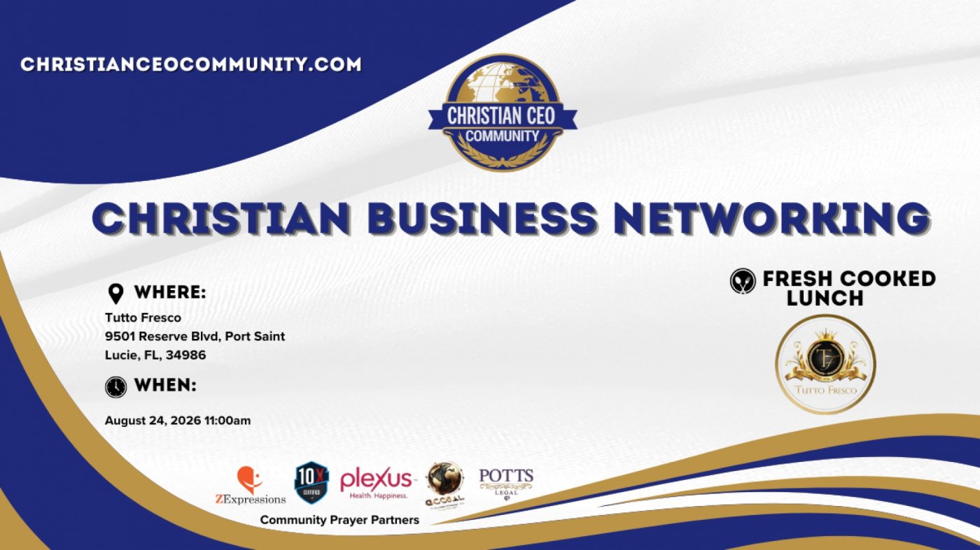 Christian Business Networking on the Treasure Coast