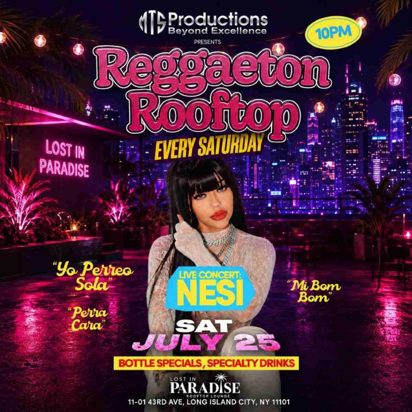 Saturday Live Concert Nesi at La Casita Brooklyn | Reggaeton Brooklyn