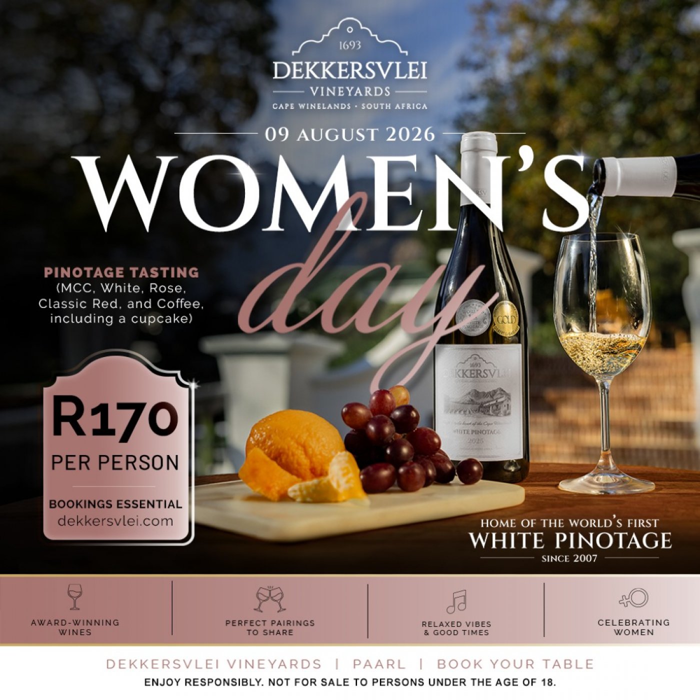 Womans Day at Dekkersvlei Vineyards
