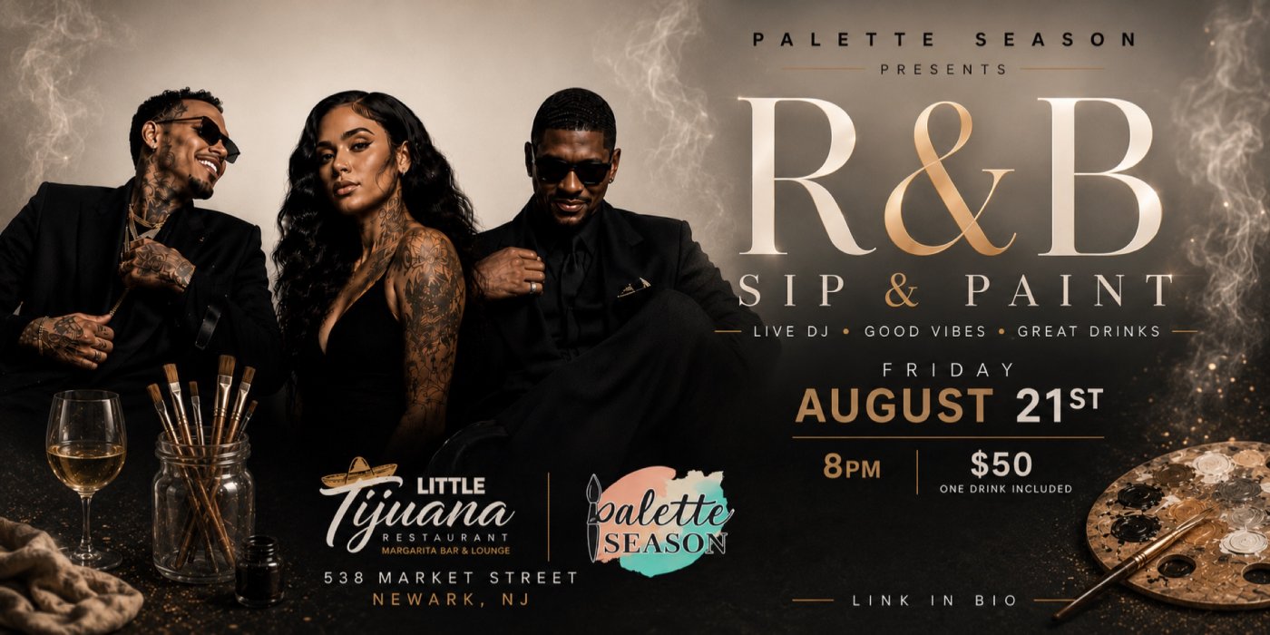 R&B Sip and Paint Night at Little Tijuana – Newark NJ