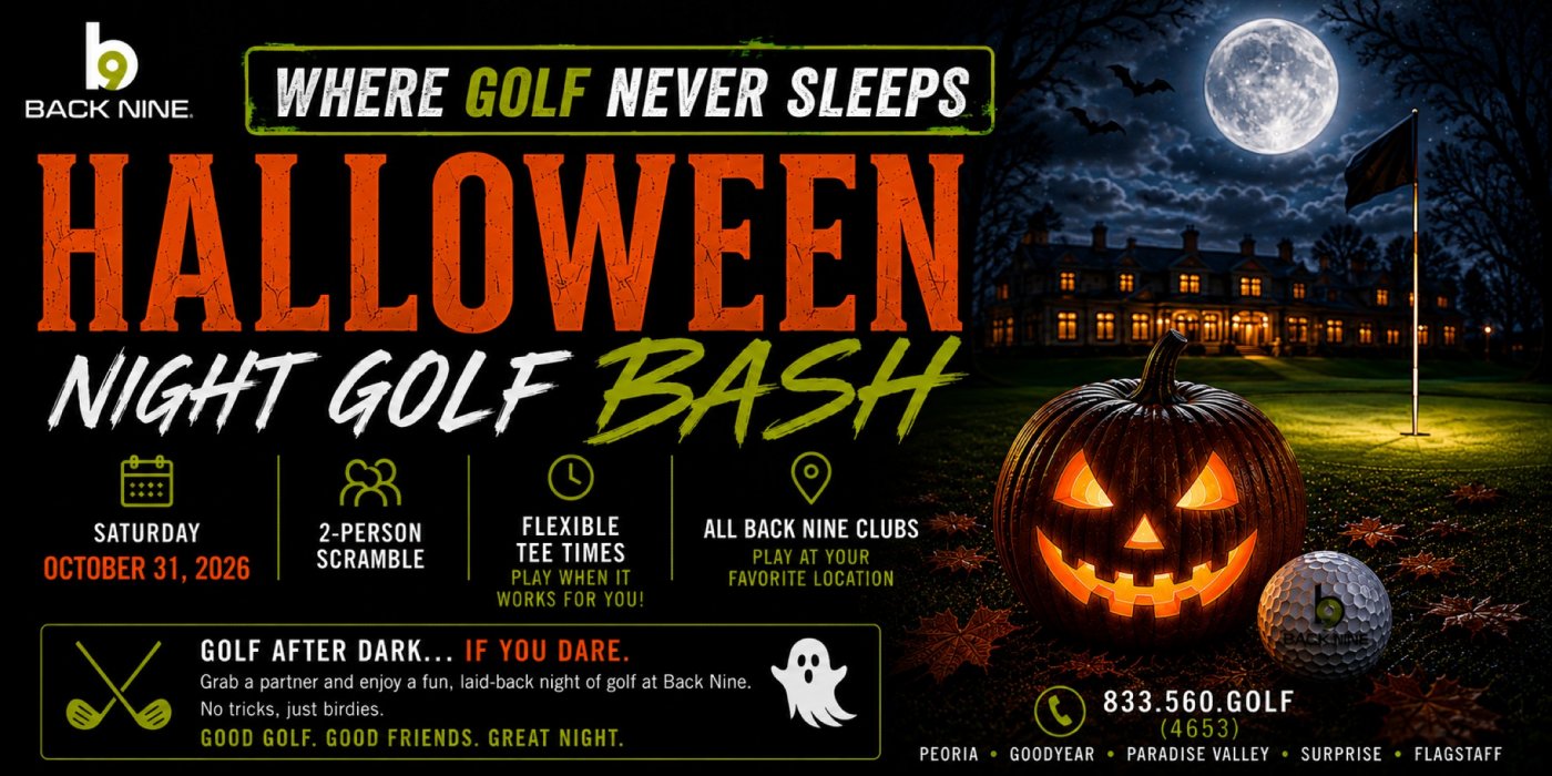 🎃 Halloween Night Golf Bash in Peoria👻