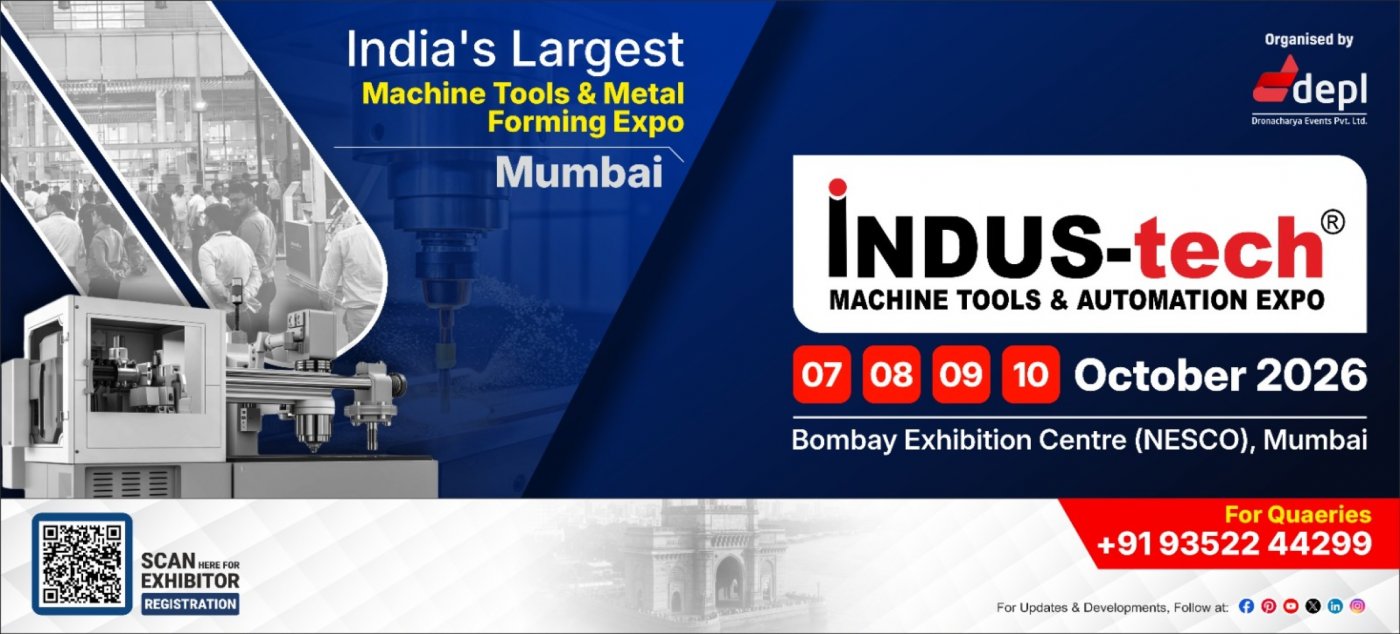 INDUS-tech Mumbai 2026 – Metal Forming Technology Expo — event poster