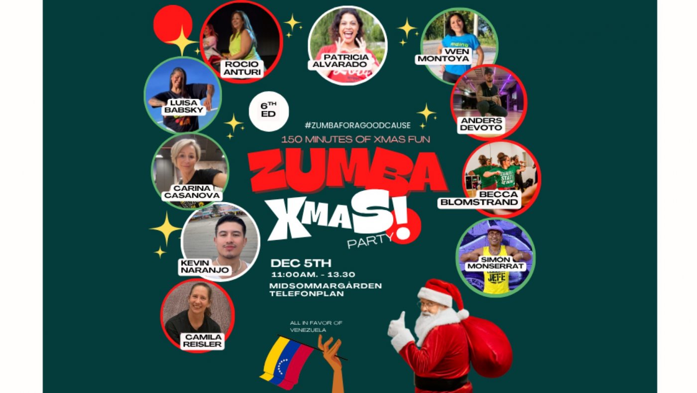 Zumba Christmas Party Stockholm 2026