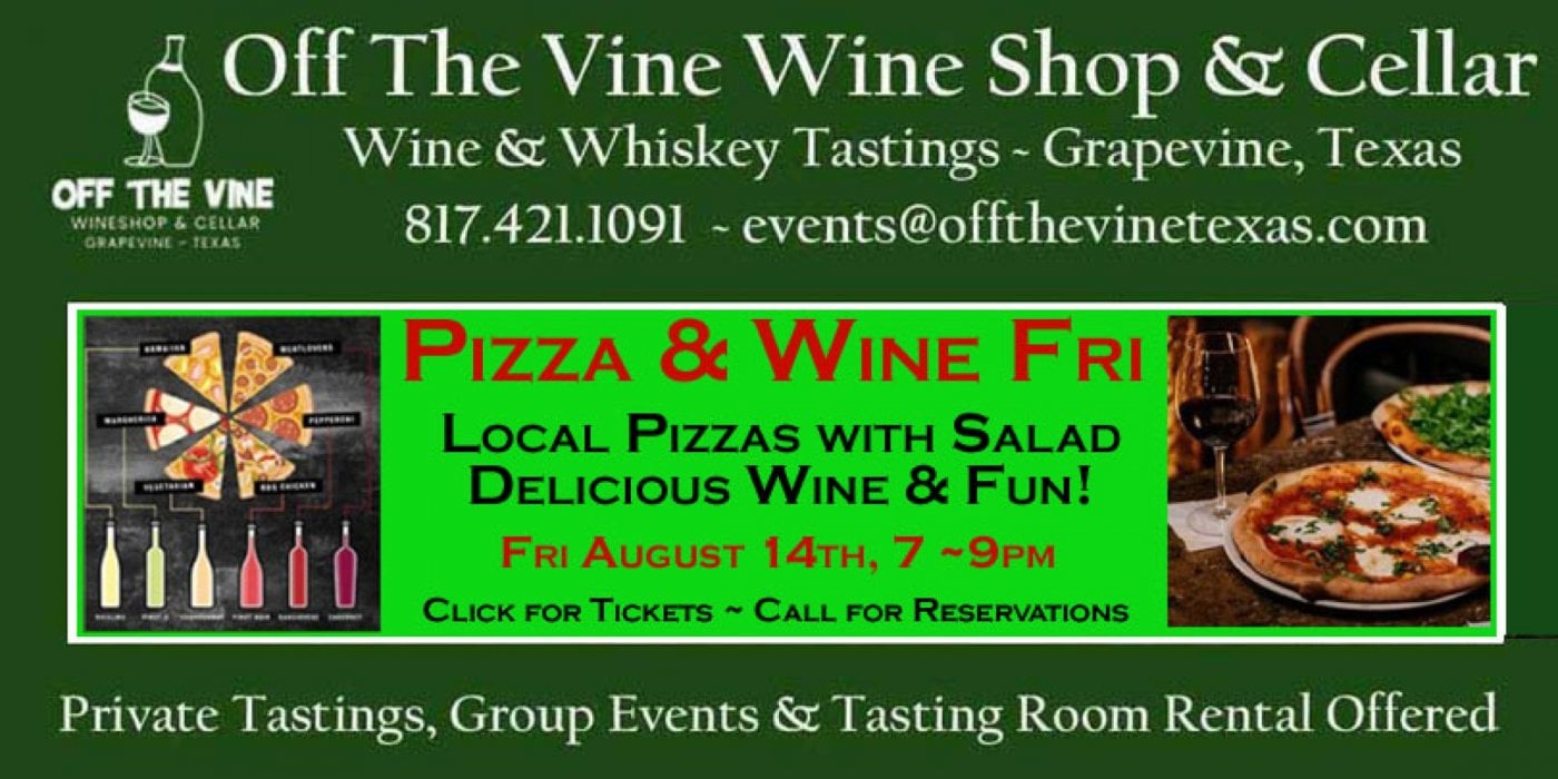 Friday Night Wines & Local Pizza + Global Wines Tasting!