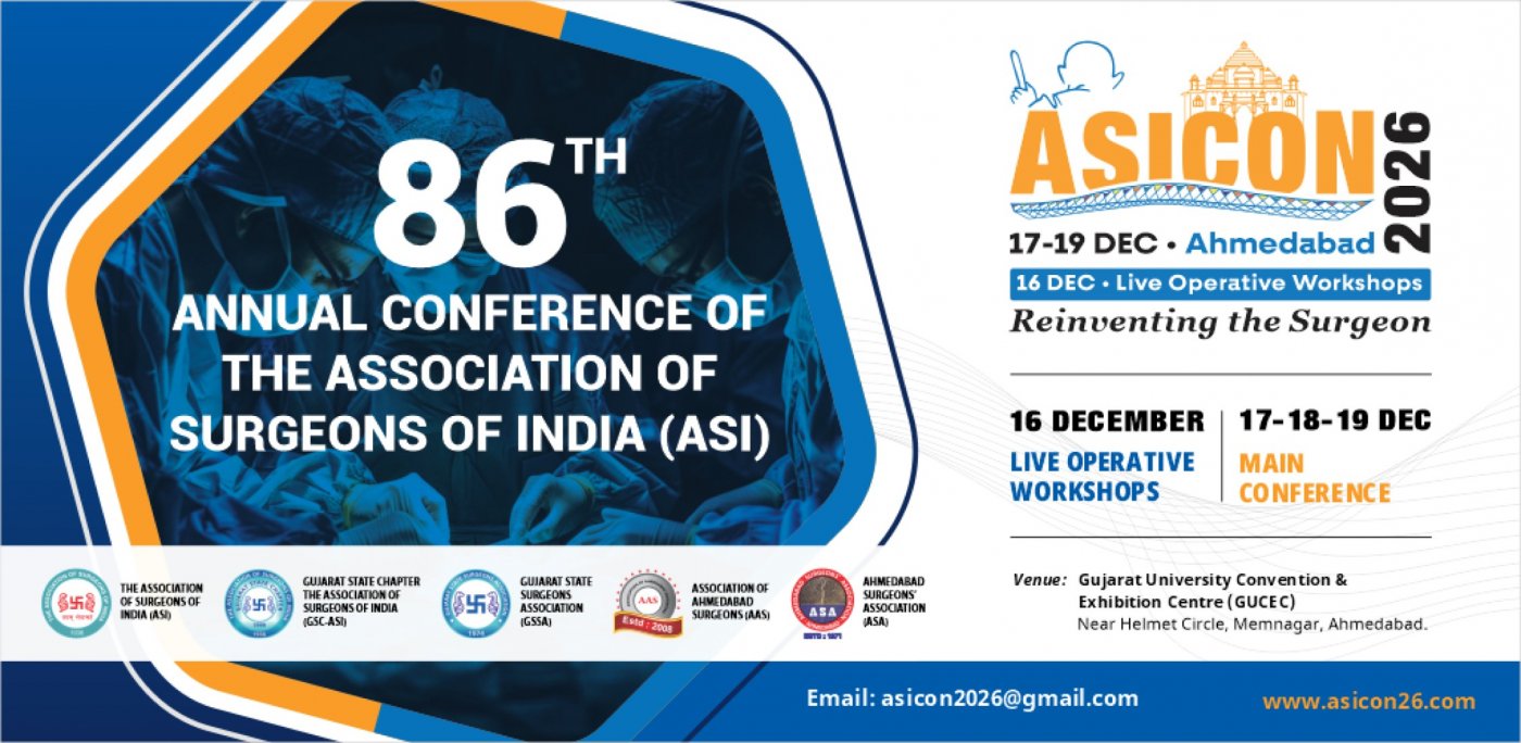 ASICON 2026 – 86th Annual Conference of the Association of Surgeons of India