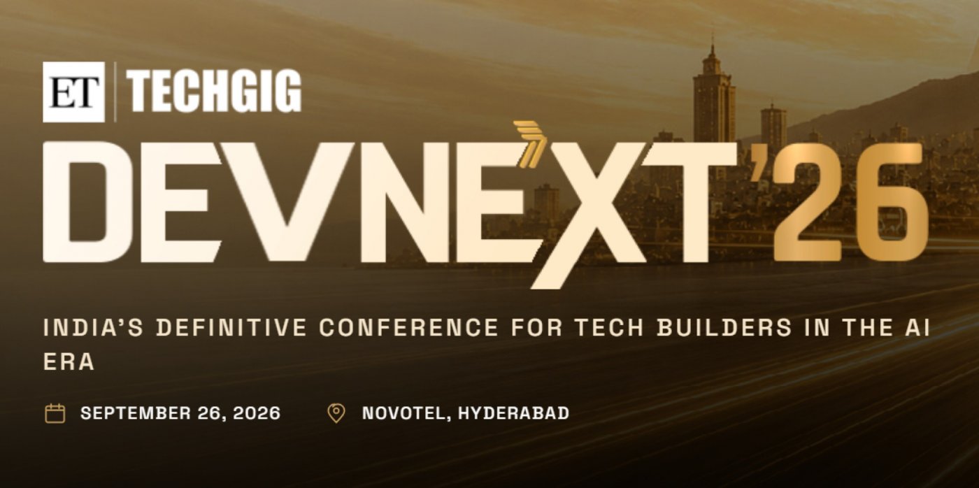 Developer Event and Conference Hyderabad- ET DevNext