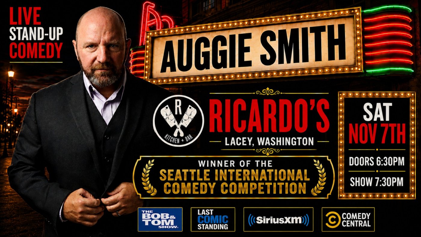 AUGGIE SMITH – last comic standing comedian LIVE in Lacey