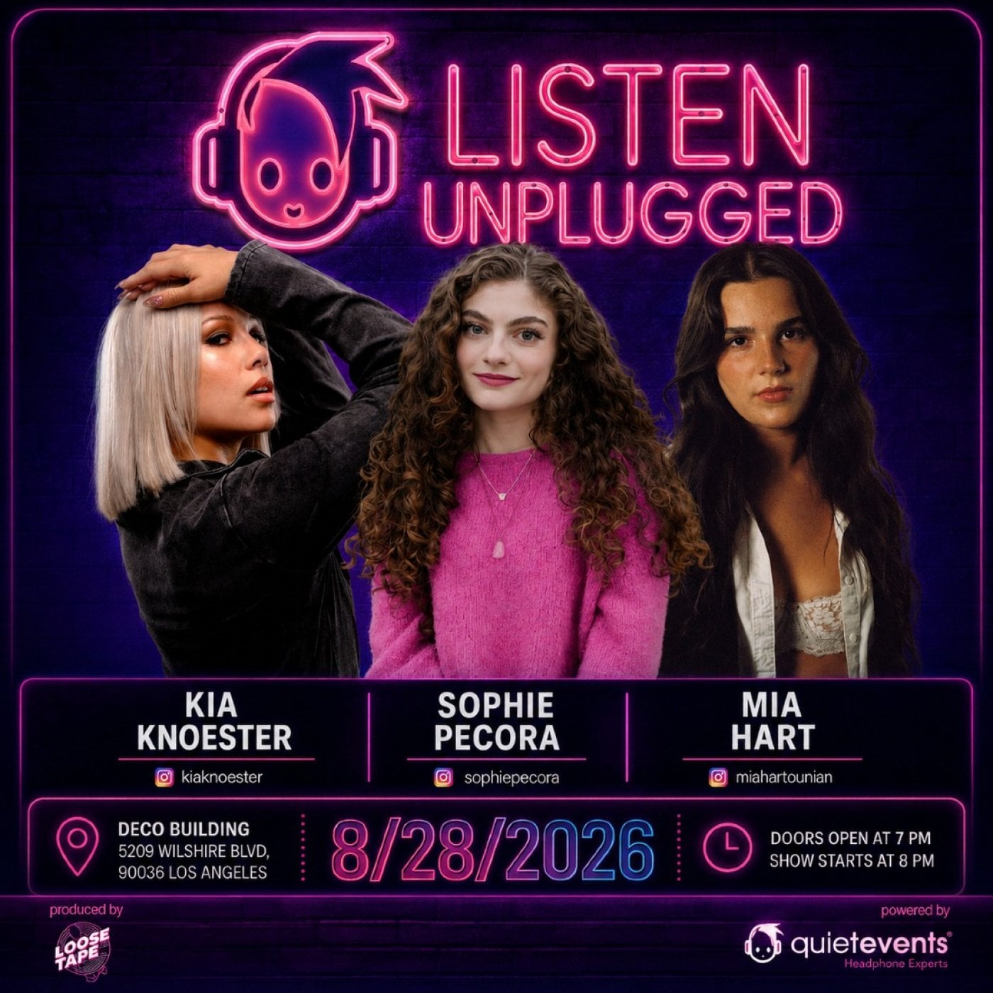 Listen Unplugged (LA Edition) – August 28
