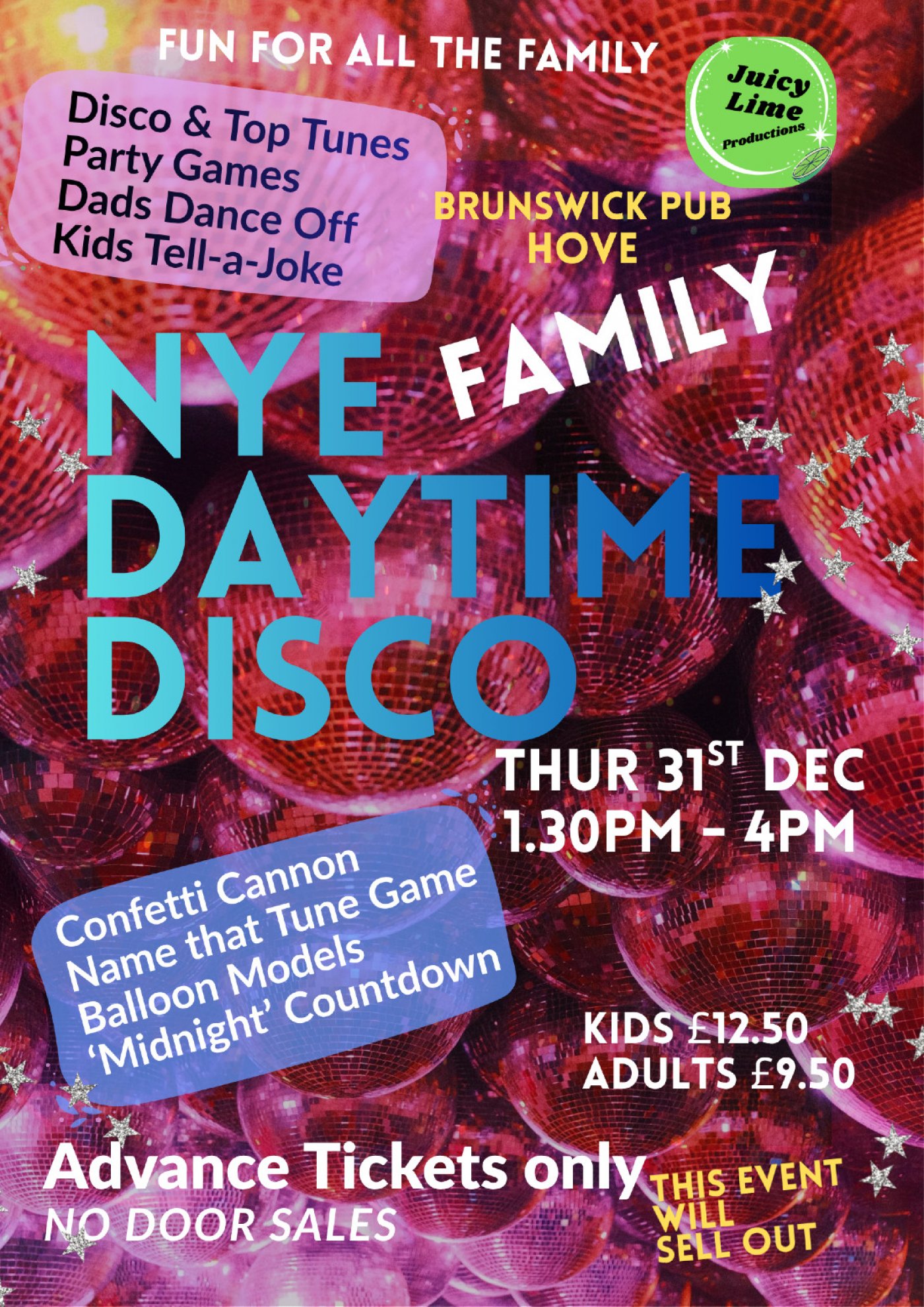 NYE Family Daytime Disco