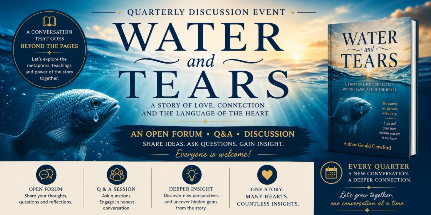 Author WATER AND TEARS Book Reading with Question and Answer Section