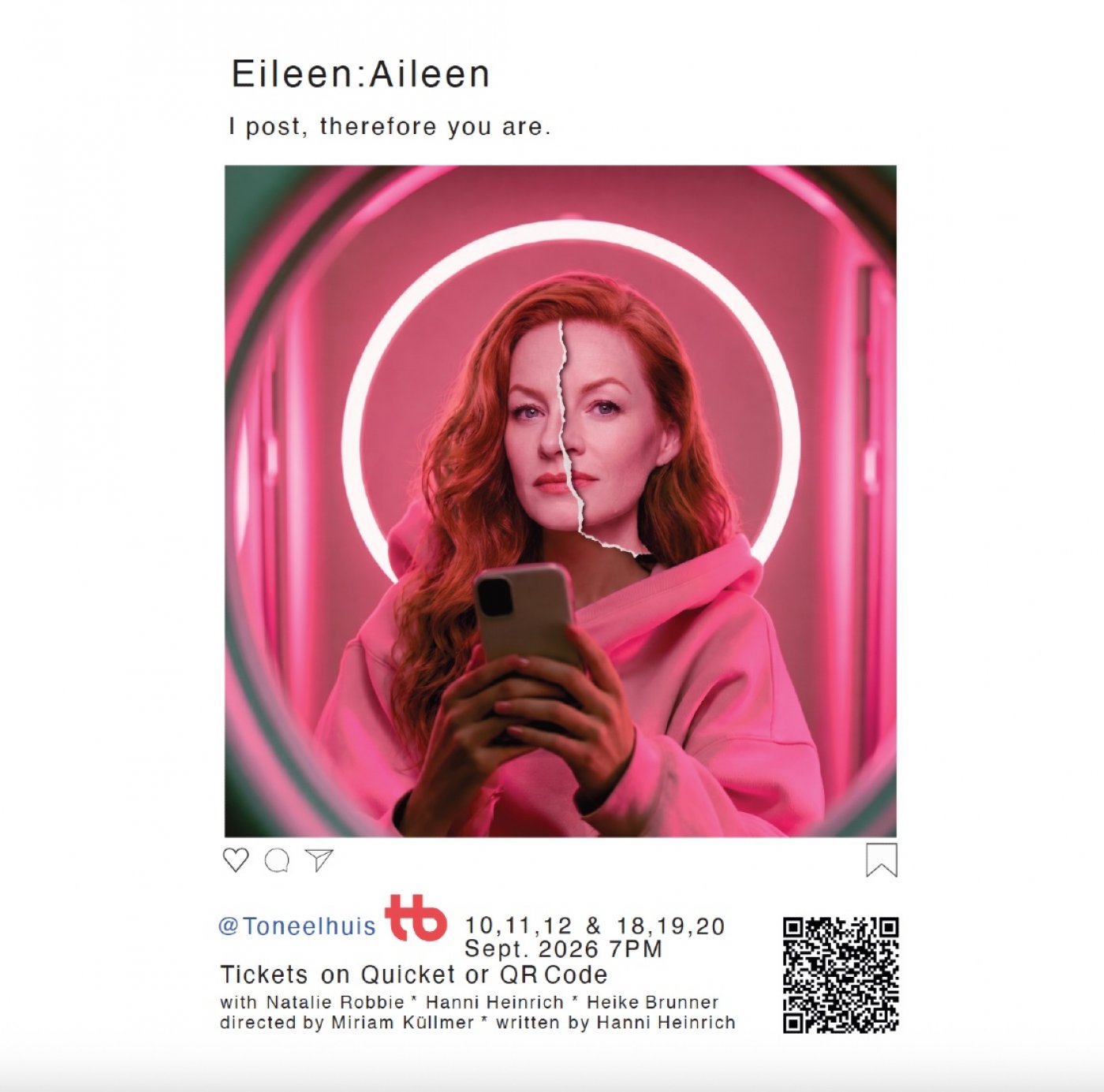 Eileen:Aileen - I post, therefore you are. Without the inconvenience of being human