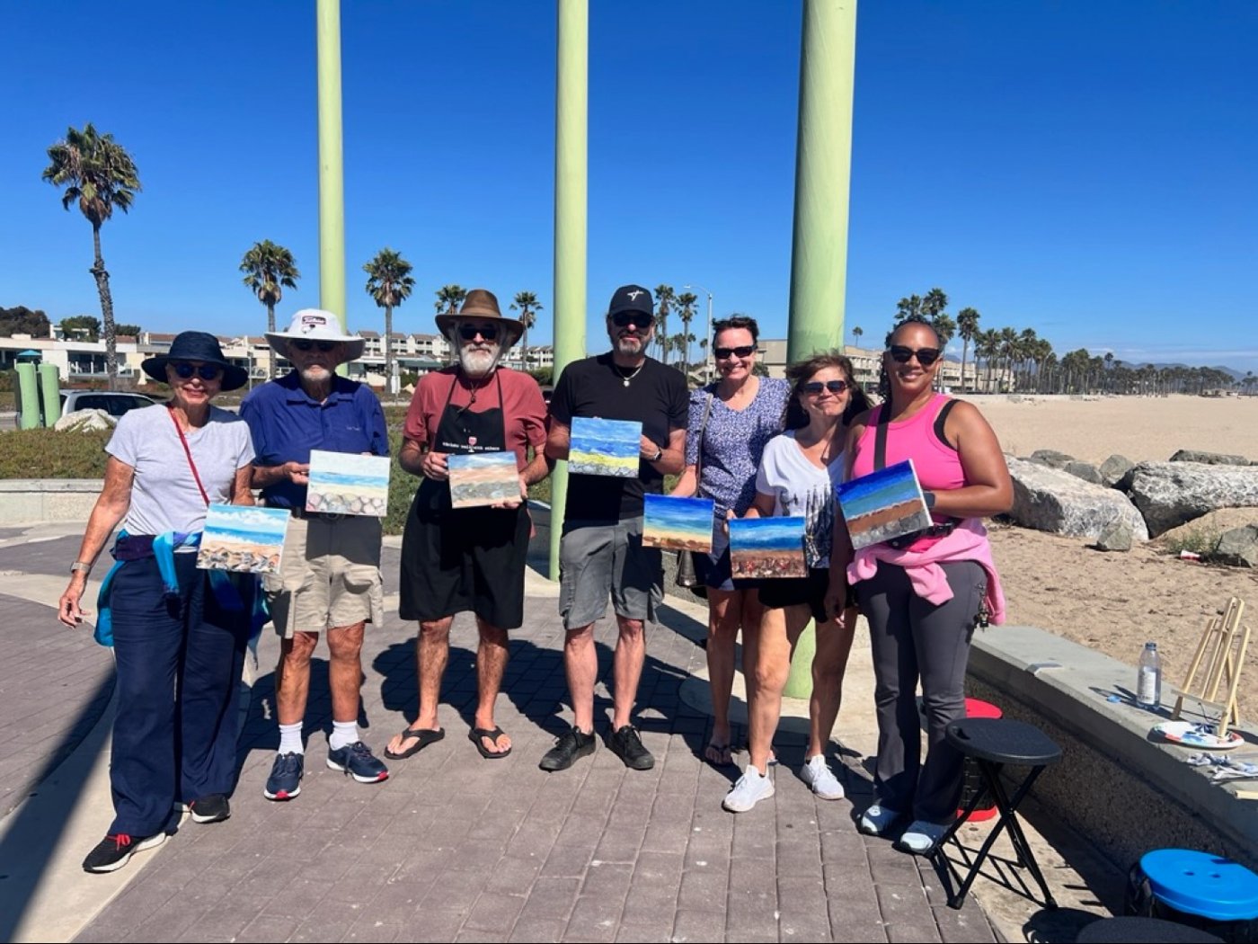 🎨 Meditative and Peaceful Oil Painting Ventura County : Seascape Plein-Air Class with Fine Artist