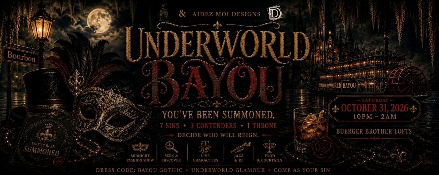 Aidez Moi Designs & Dyfferent Media Presents: Underworld Bayou
