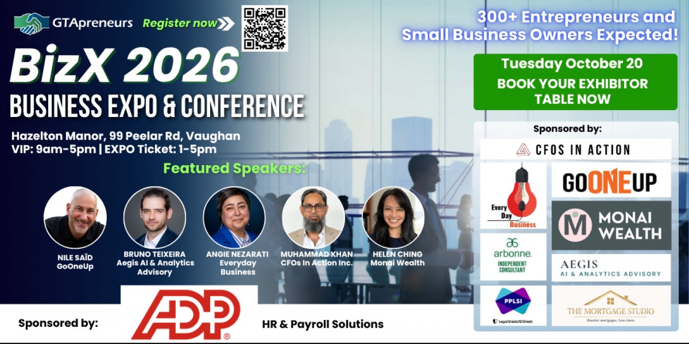 GTApreneurs BizX 2026 Business Expo and Conference