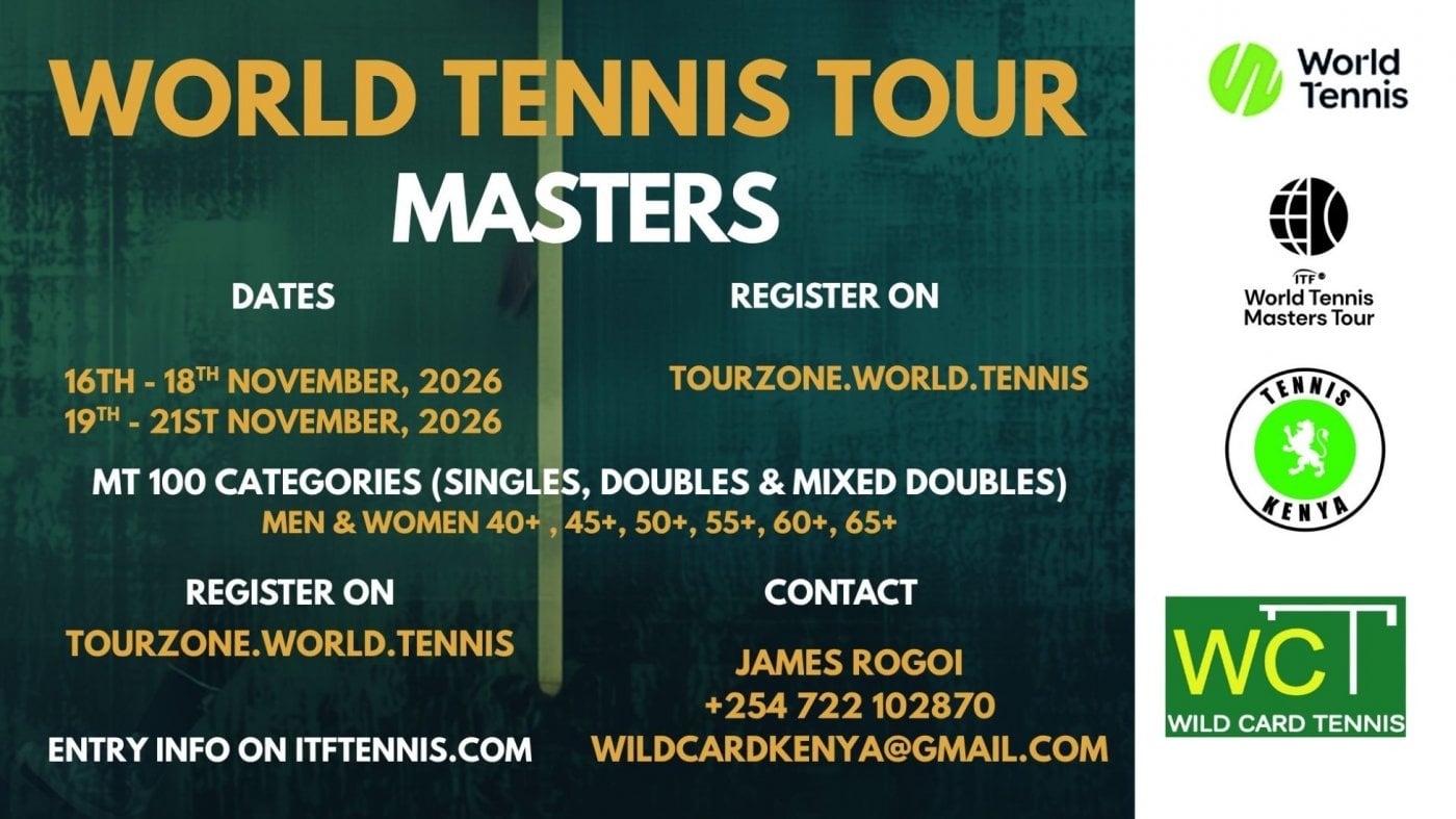 Wild Card World Tennis Masters Tour Tickets, Nairobi Club | AllEvents