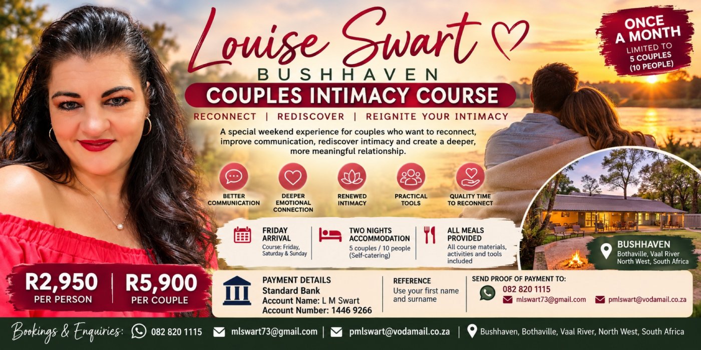 Louise Swart Bushhaven Couples Intimacy Course