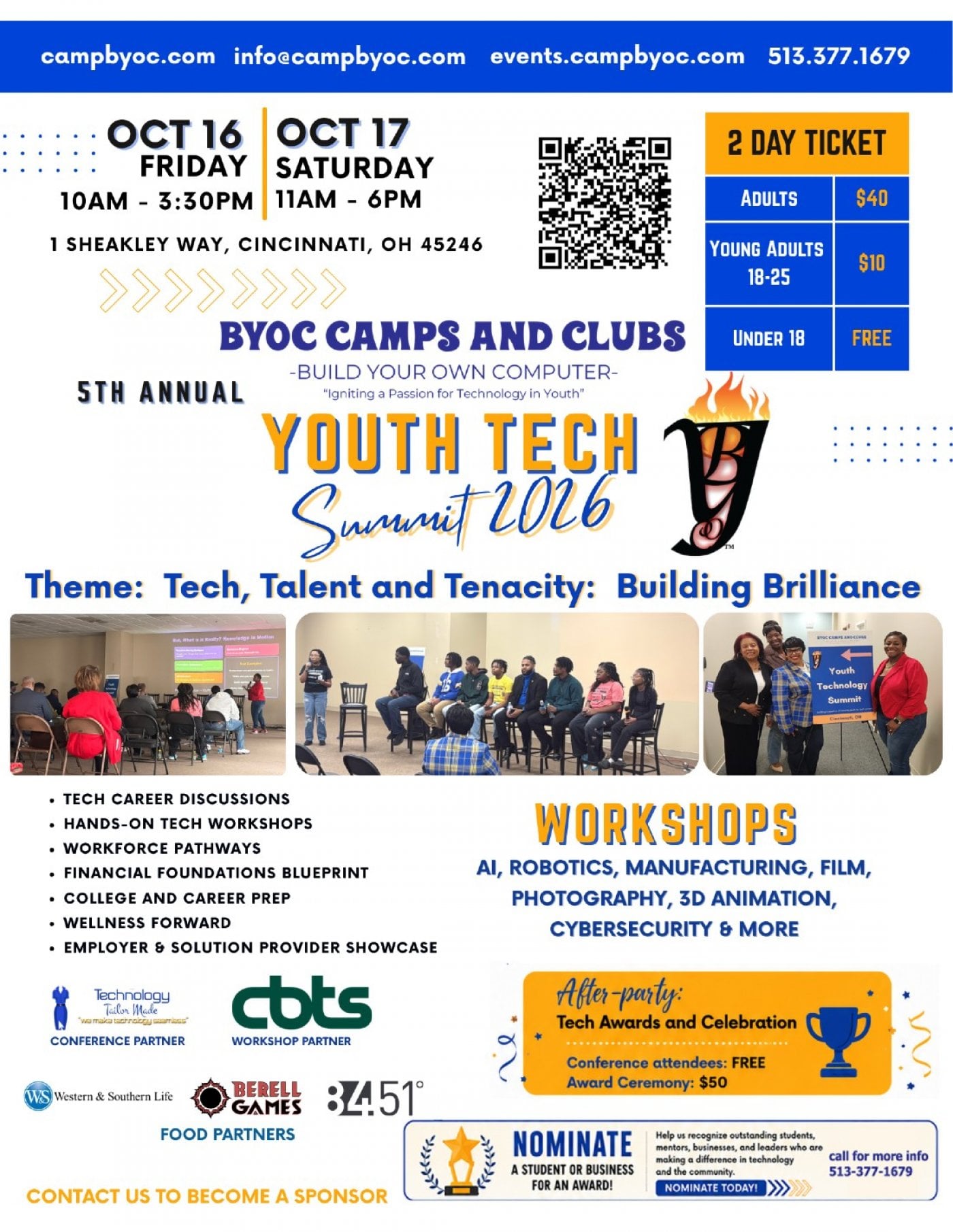 BYOC Youth Tech Summit – Oct 16 and Oct 17