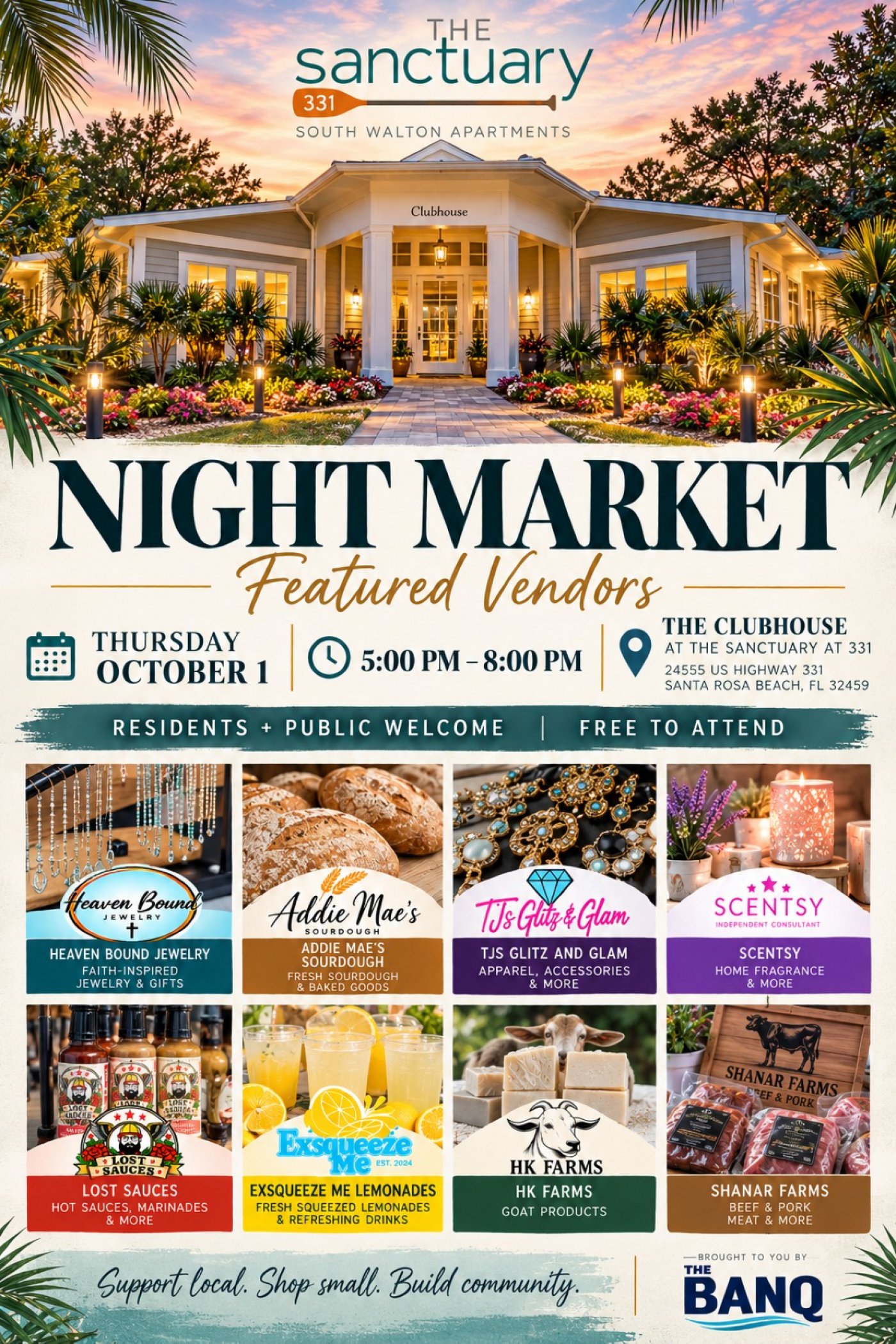 Resident Night Market, 24555 Highway 331, Santa Rosa Beach, FL, United ...