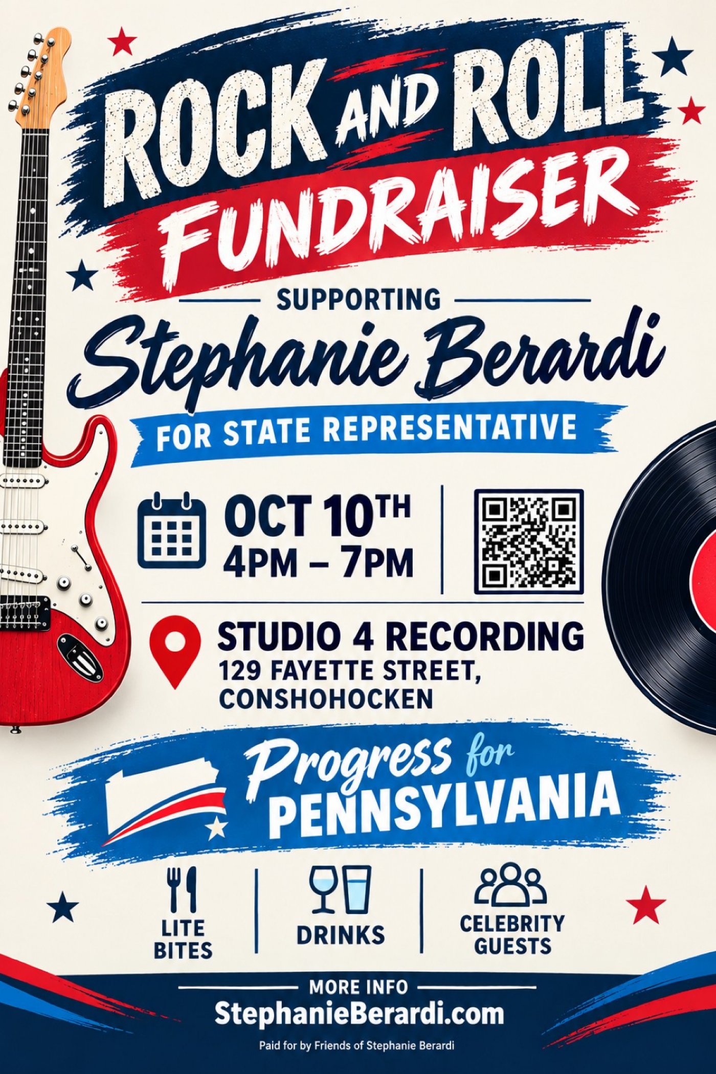 Rock and Roll Fundraiser, Studio 4 Recording, Conshohocken, 10 October ...