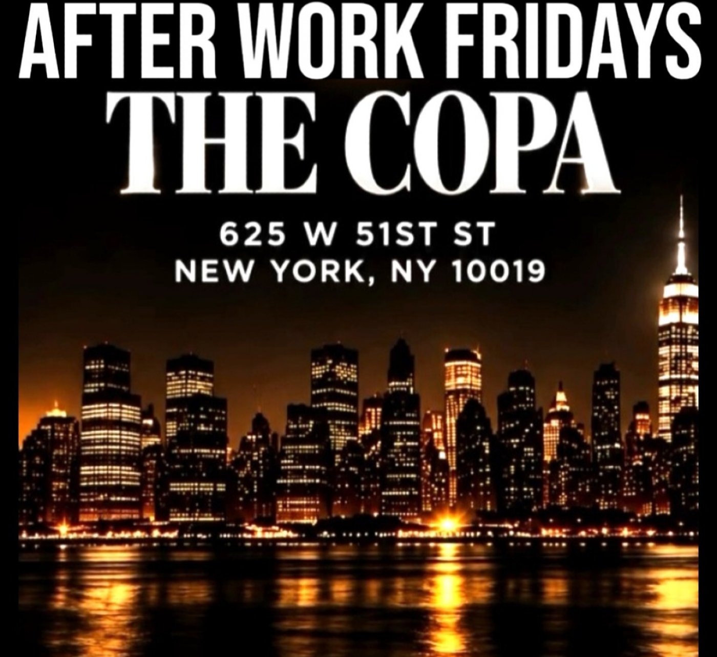 AFTER WORK FRIDAYS IN MIDTOWN NYC