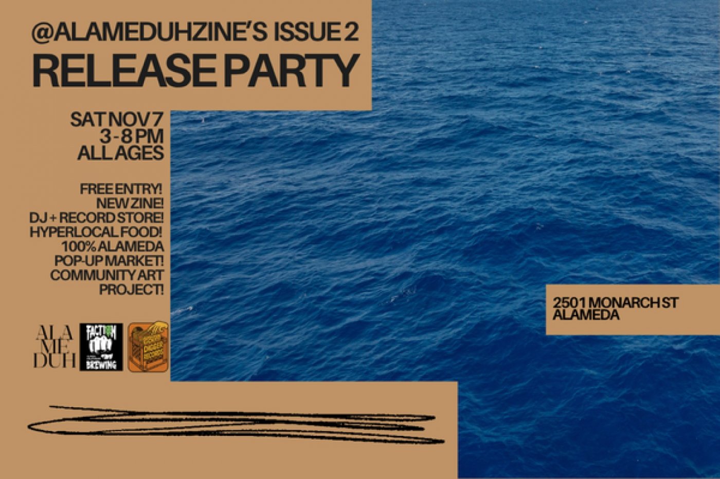 ALAMEDUH Zine Release Party Tickets, Faction Brewing, Alameda, 7 ...
