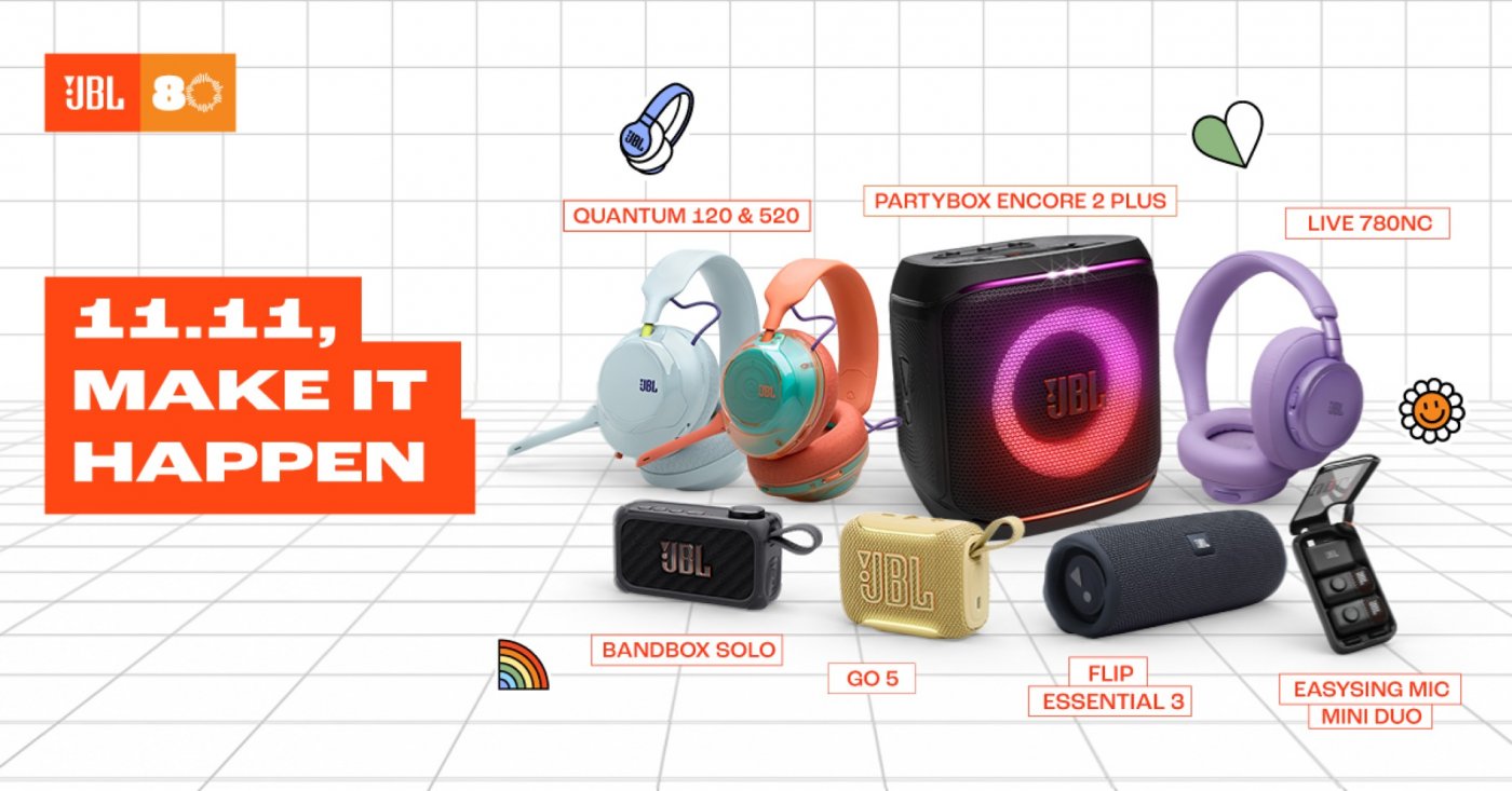 TURN UP THE VOLUME THIS 11:11: JBL CAPS OFF 80 YEARS OF SOUND WITH A ...
