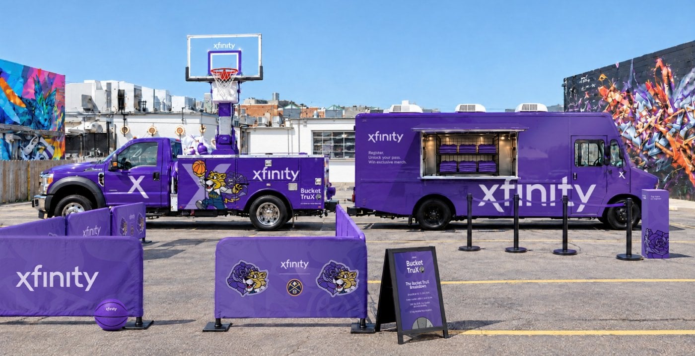 Take Your Shot: Xfinity's 30-Foot Basketball Challenge (RiNo Art District)