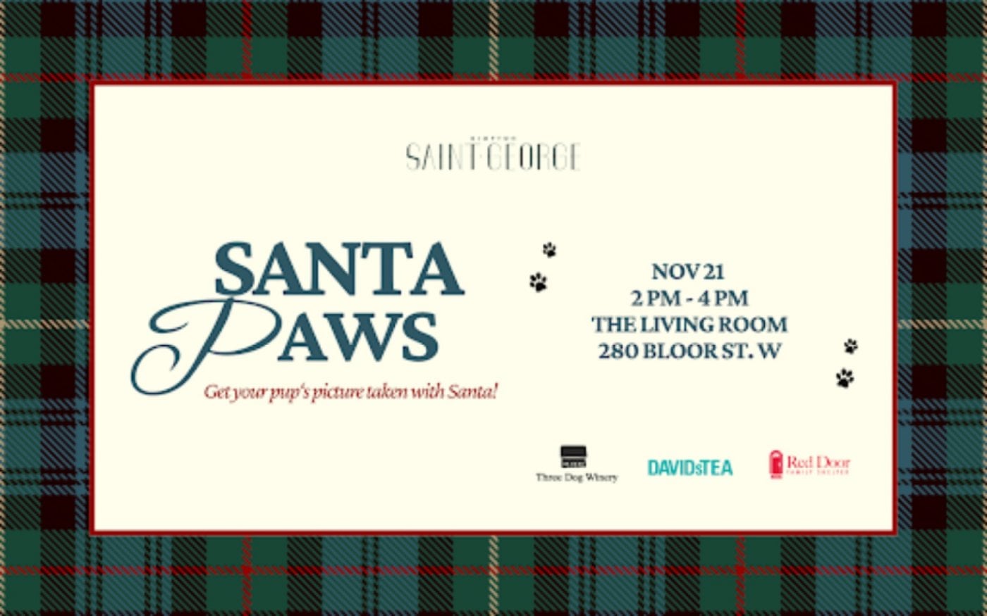Santa Paws at Kimpton Saint George’s Holiday Market Sip ‘n’ Shop ...
