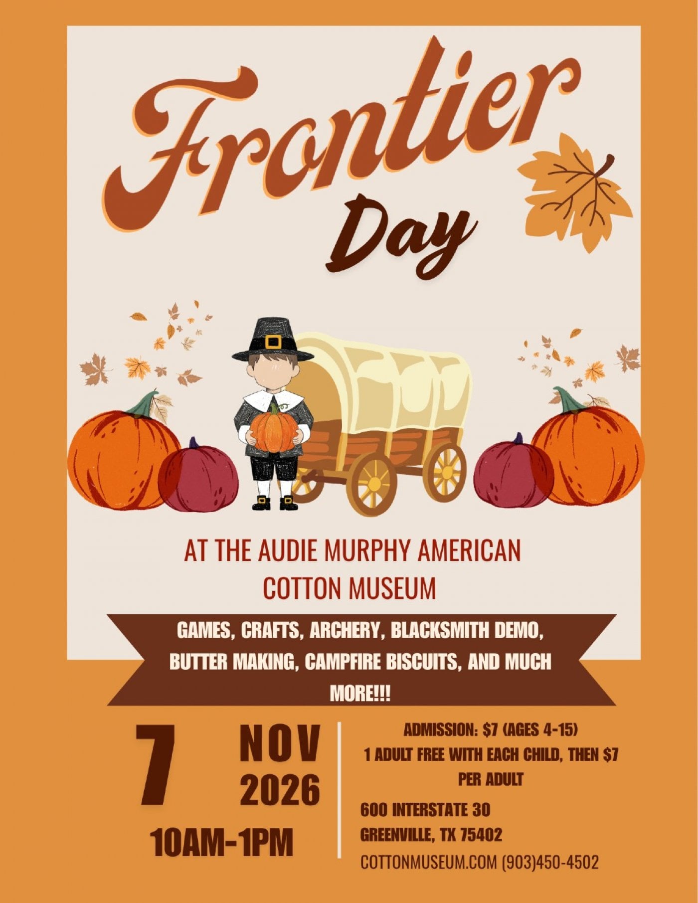 Frontier Day, Audie Murphy/American Cotton Museum, I-30 Frontage Rd ...